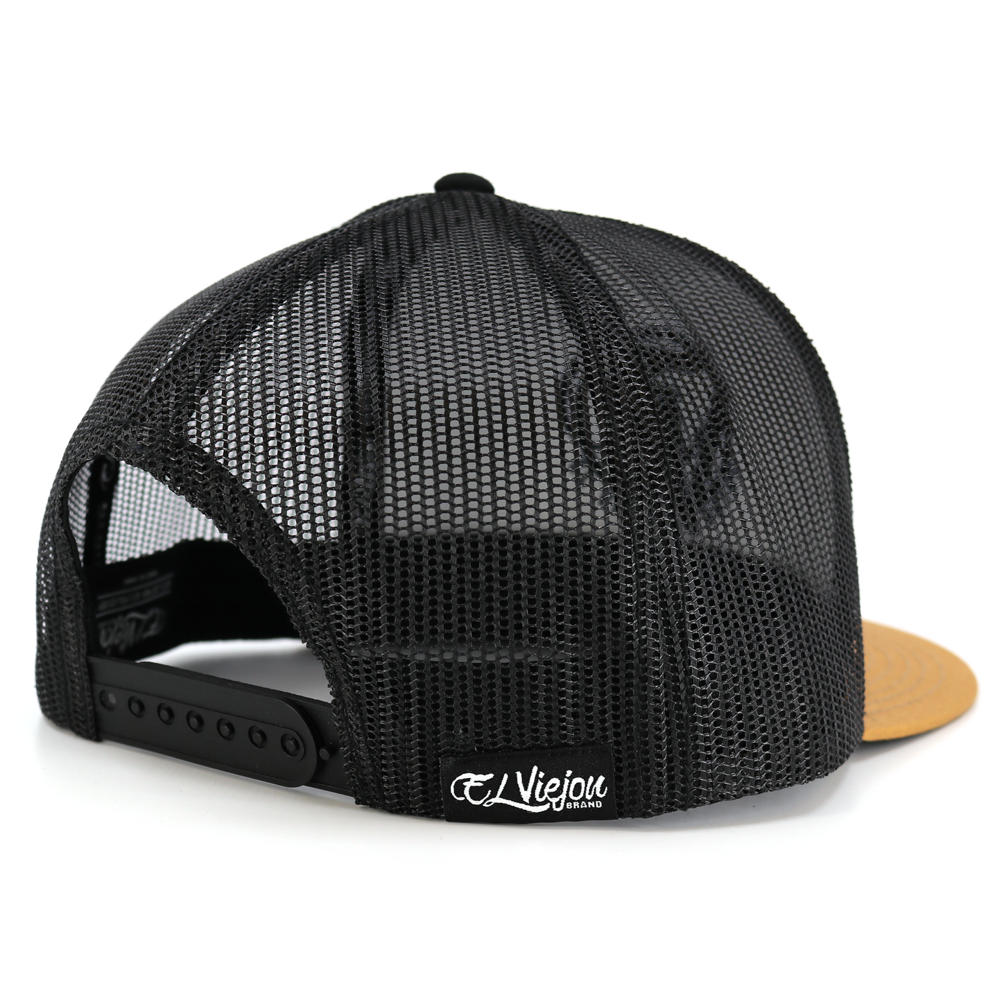Baraja De Oro Caramel/Black flat visor hat / gorra de visera plana