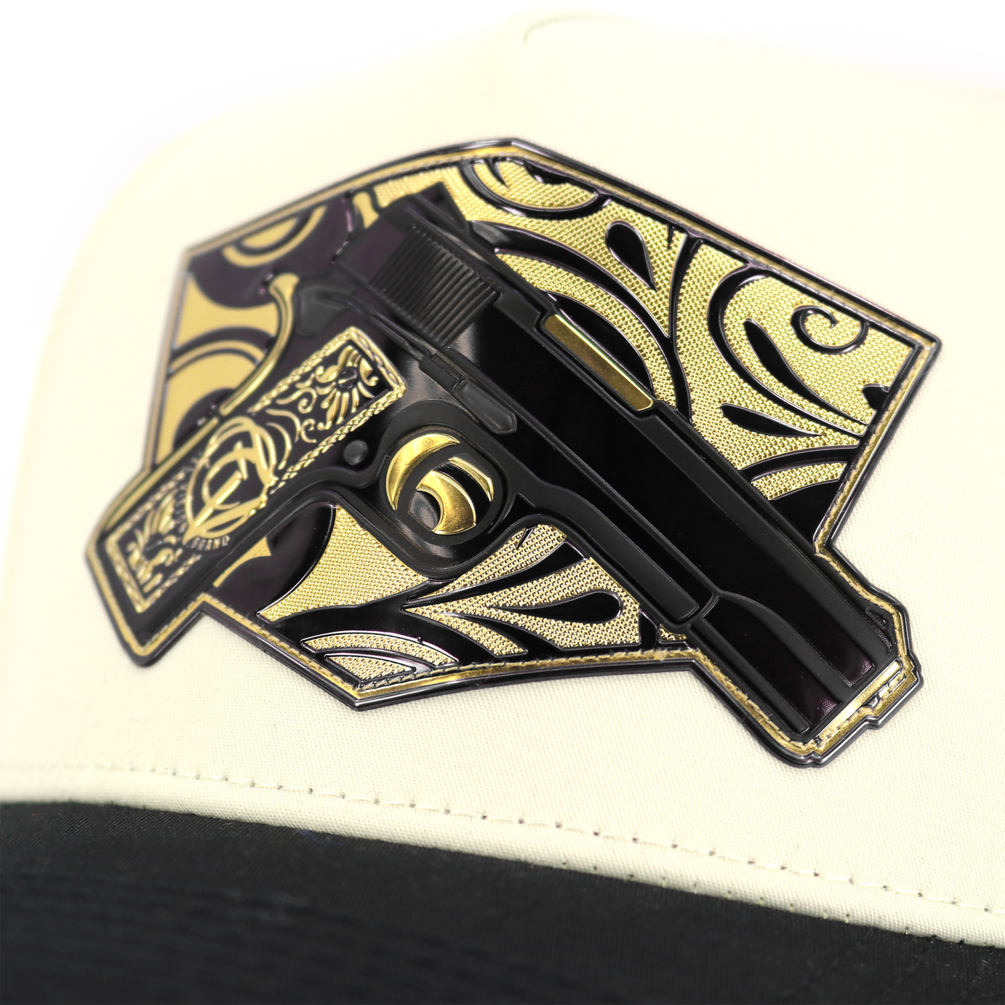 Cachas De Oro Black/Ivory AVC hat / gorra