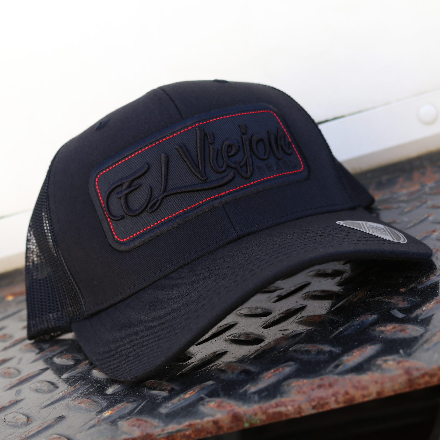 EVPatch Black (Black Patch) classic visor hat / gorra de visera clasica