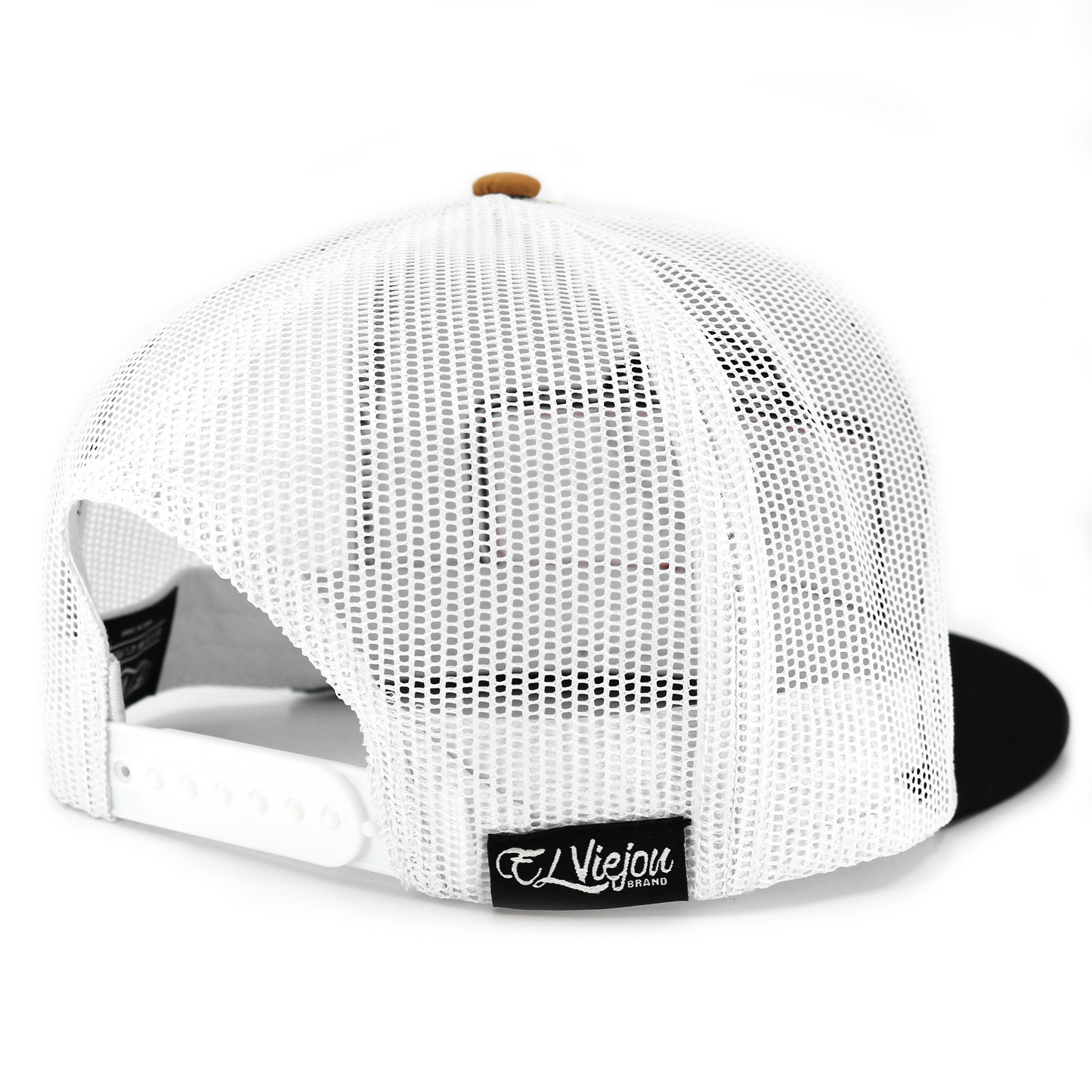 EVPatch Black/Camel/White flat visor hat / gorra de visera plana
