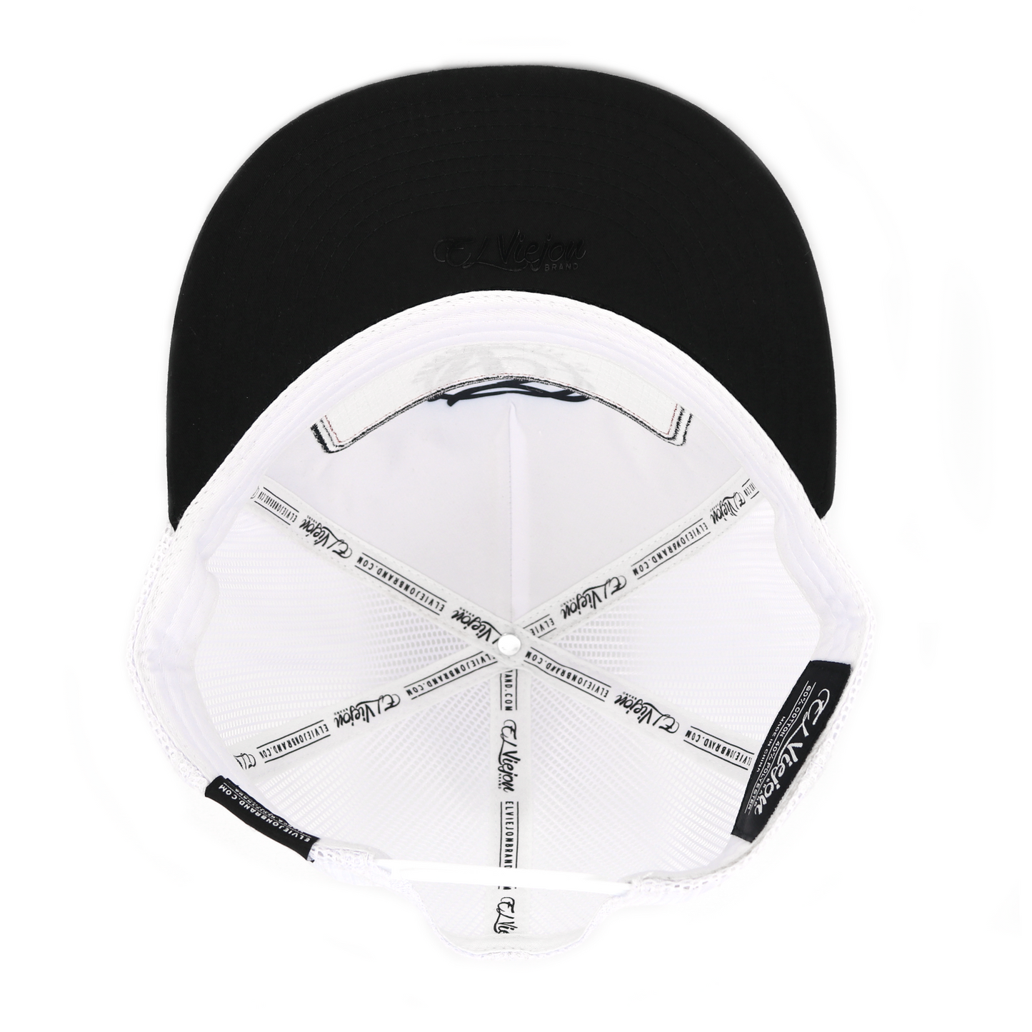 EVPatch Black/Camel/White flat visor hat / gorra de visera plana