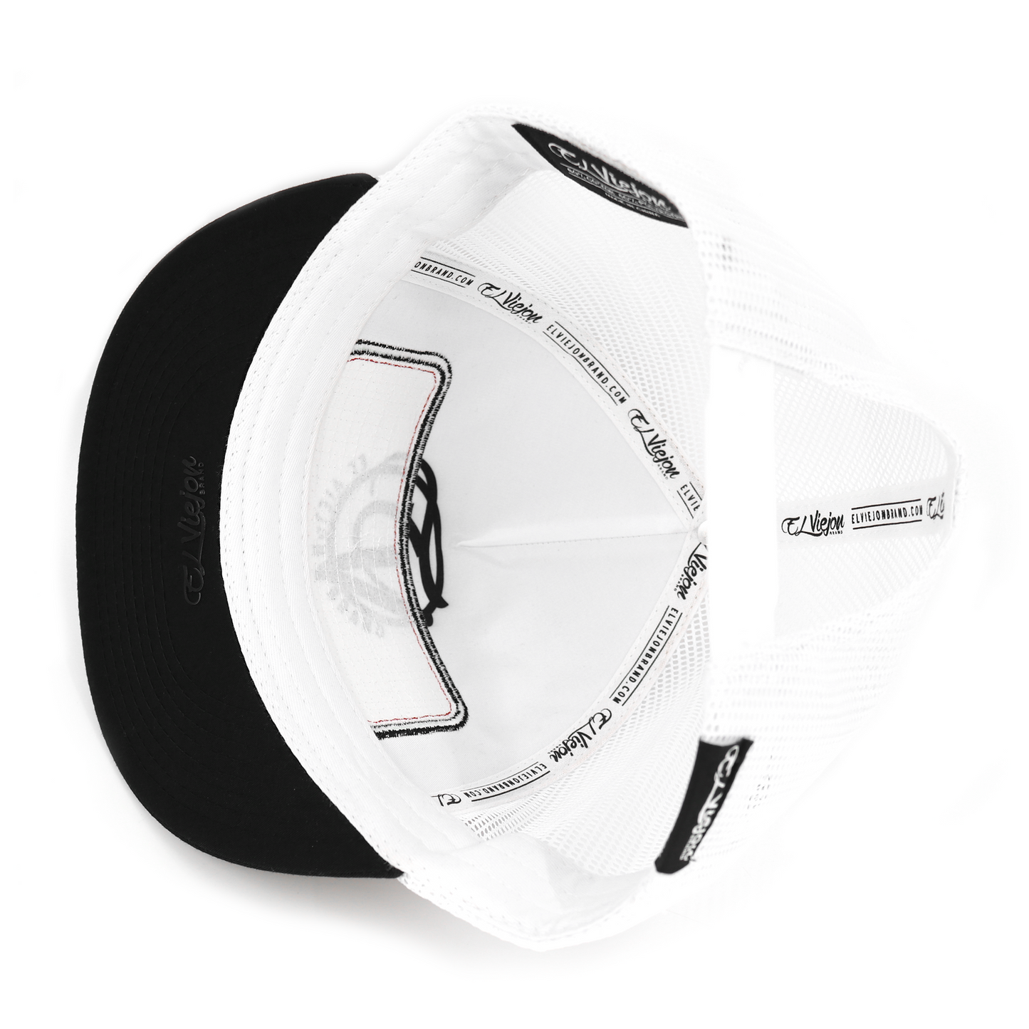 EVPatch Black/Camel/White flat visor hat / gorra de visera plana
