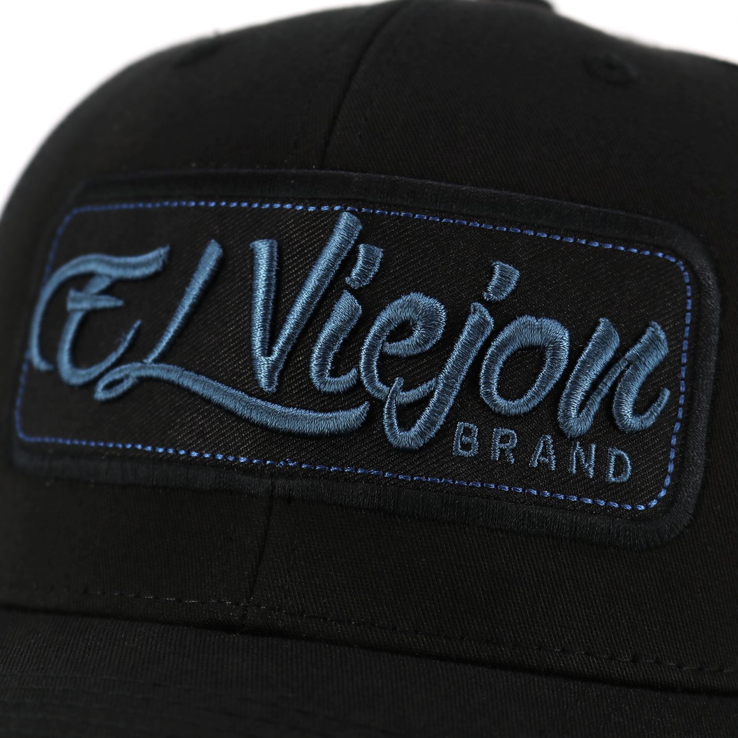 EVPatch Black (Indigo Logo) classic visor hat / gorra de visera clasica