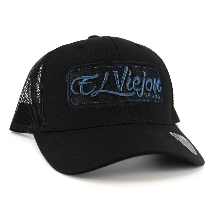 EVPatch Black (Indigo Logo) classic visor hat / gorra de visera clasica