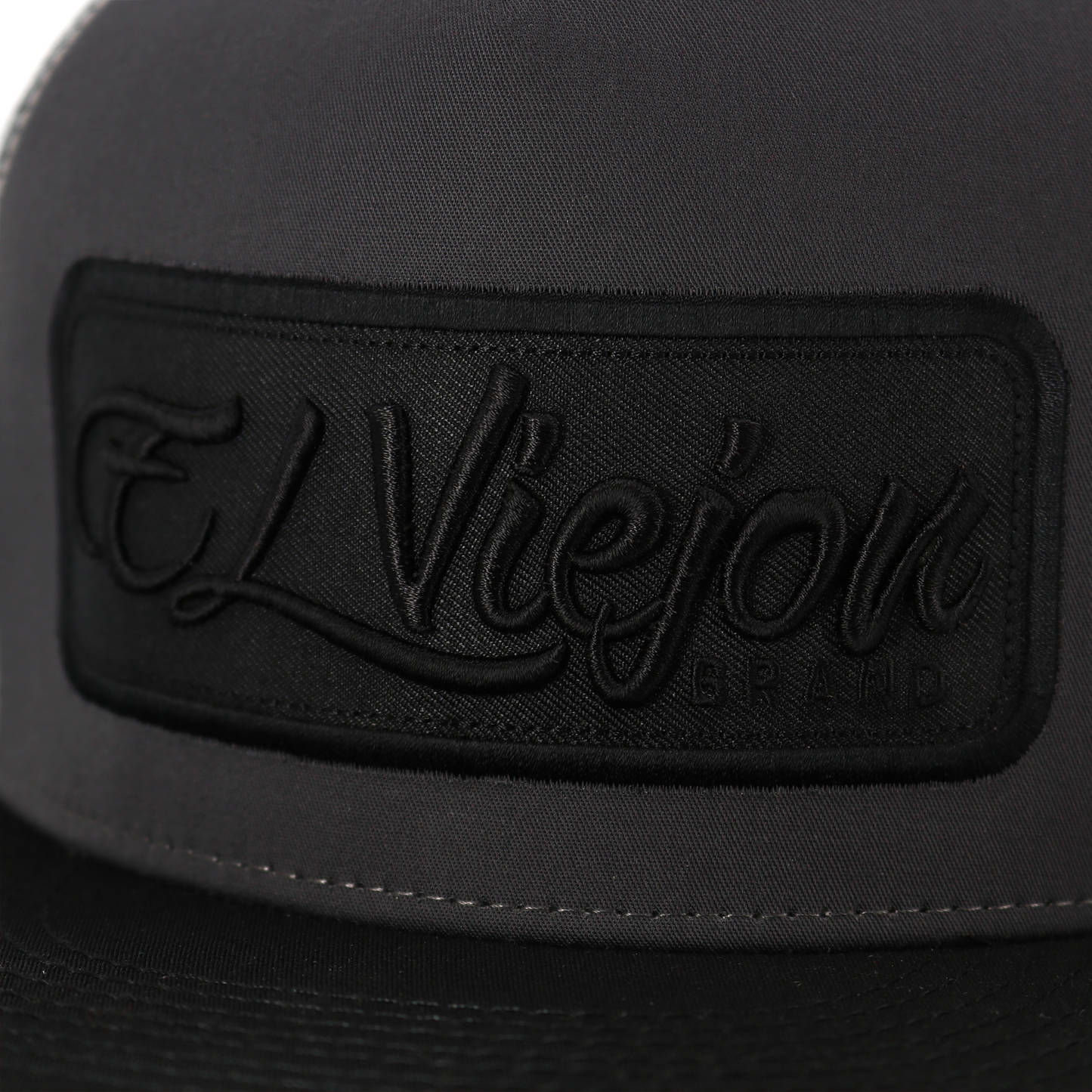 EVPatch Black/Charcoal/Grey flat visor hat / gorra de visera plana