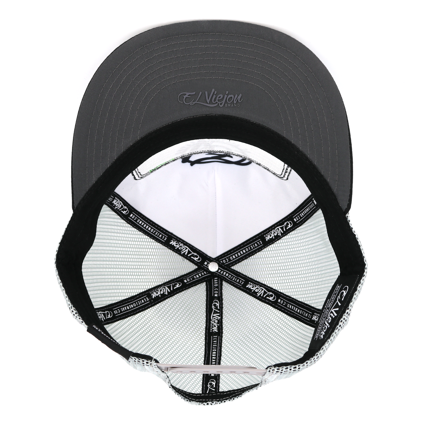 EVPatch Black/Charcoal/Grey flat visor hat / gorra de visera plana