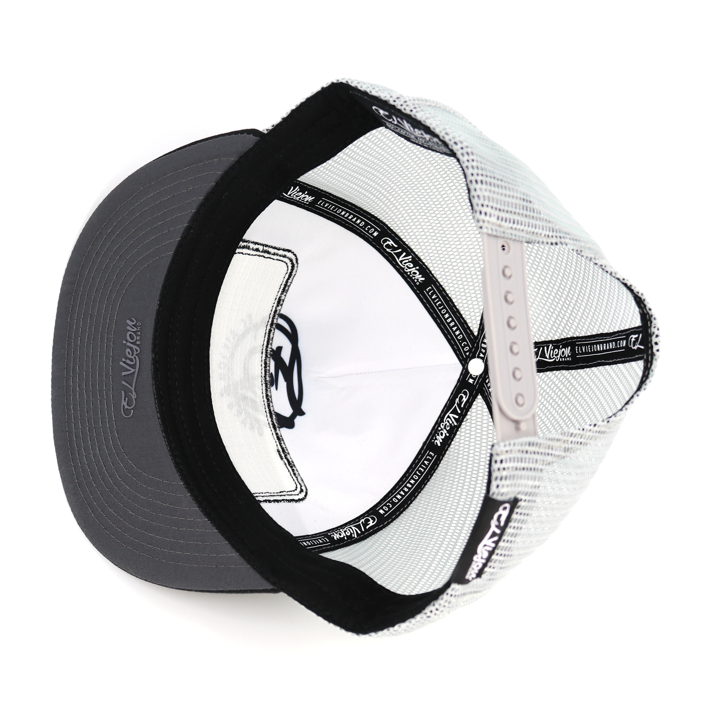 EVPatch Black/Charcoal/Grey flat visor hat / gorra de visera plana