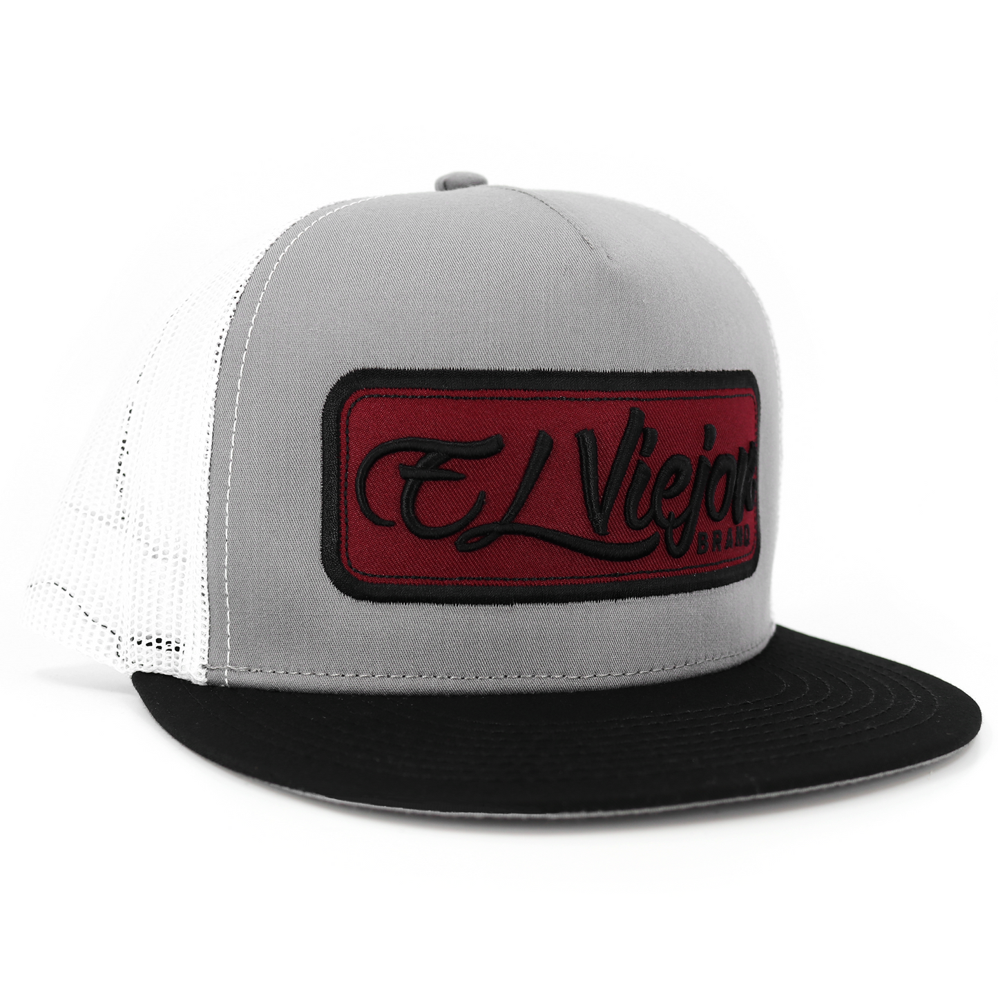 EVPatch Black/Grey/White flat visor hat / gorra de visera plana