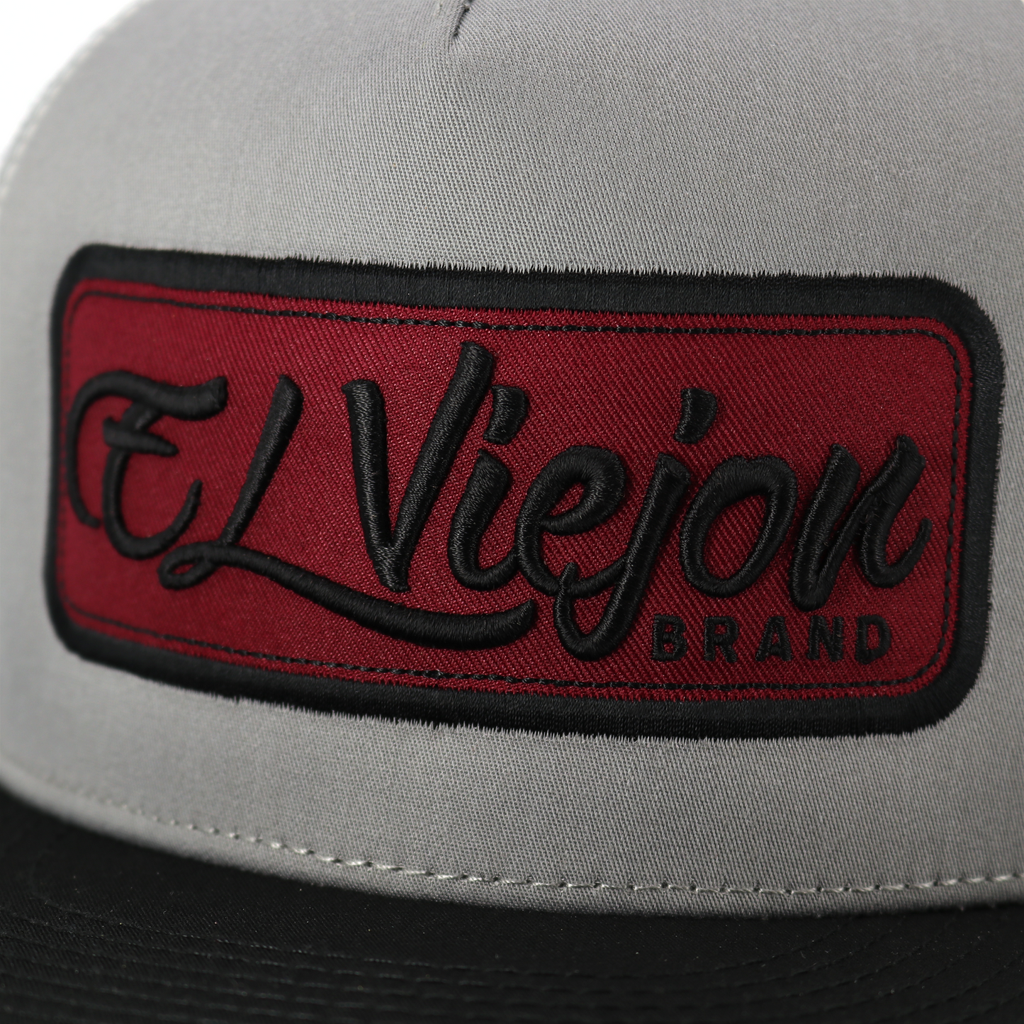 EVPatch Black/Grey/White flat visor hat / gorra de visera plana