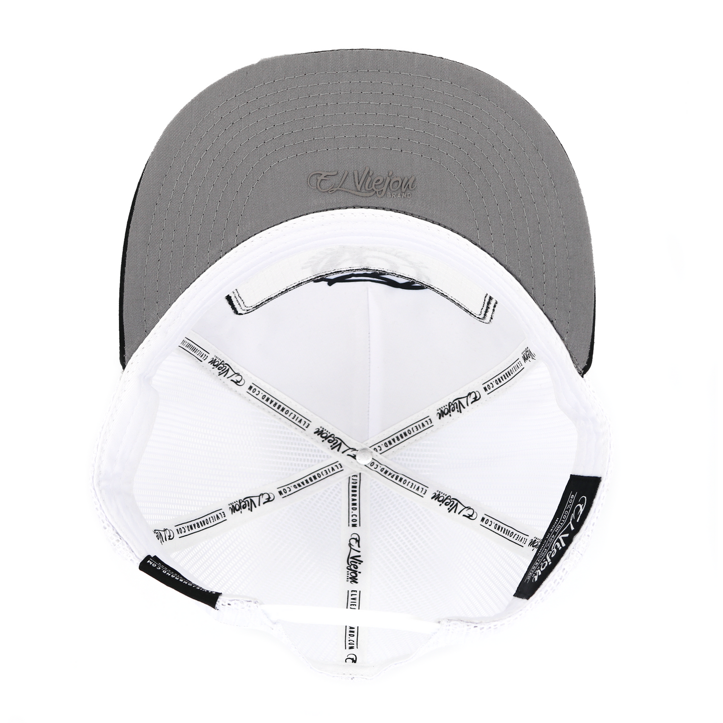 EVPatch Black/Grey/White flat visor hat / gorra de visera plana