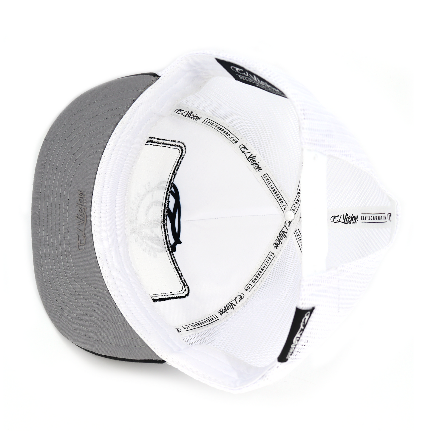EVPatch Black/Grey/White flat visor hat / gorra de visera plana