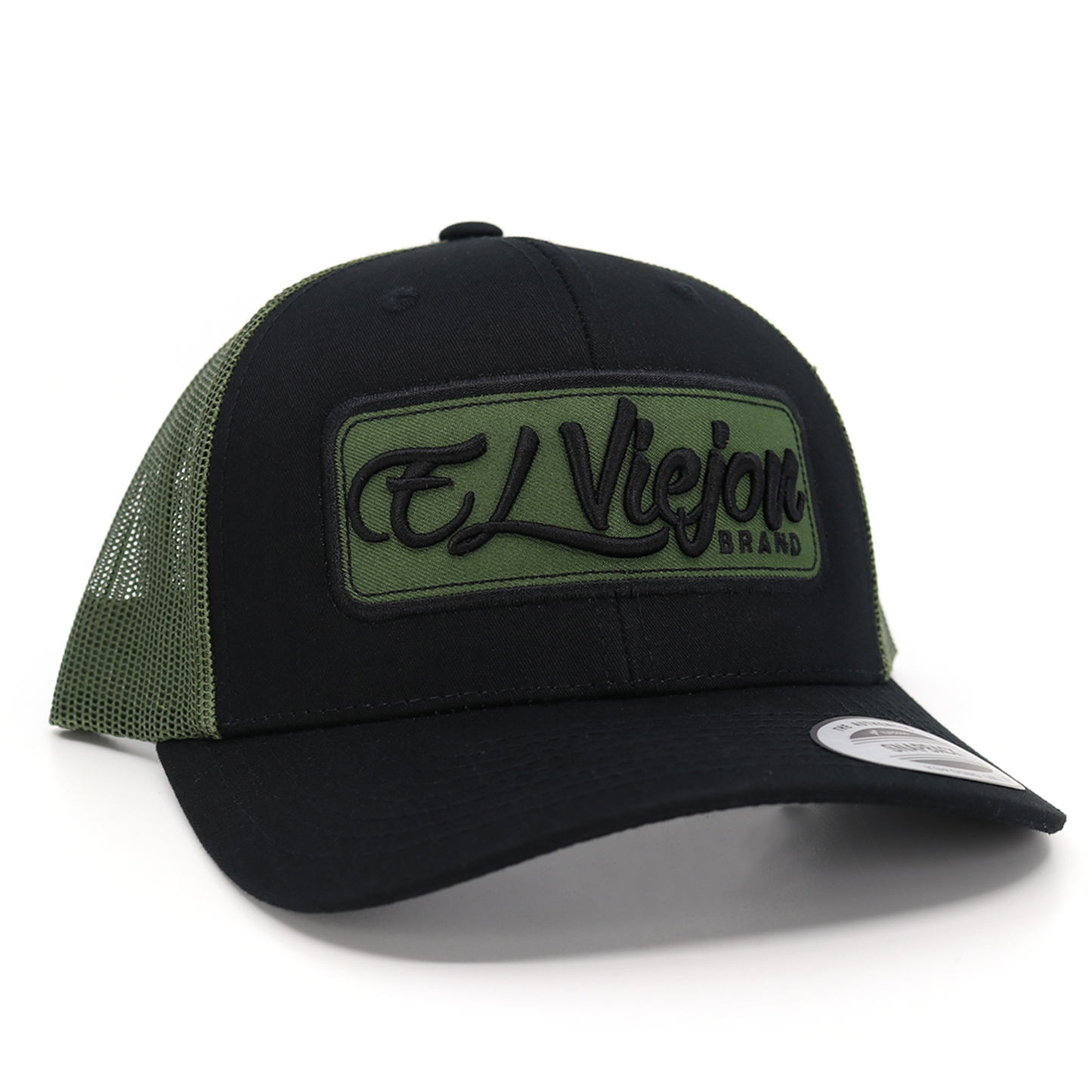 EVPatch Black/Olive classic visor hat / gorra de visera clasica