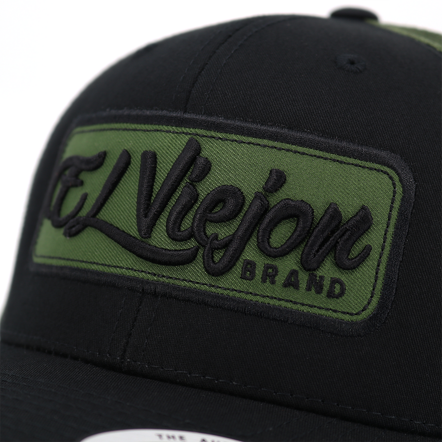 EVPatch Black/Olive classic visor hat / gorra de visera clasica