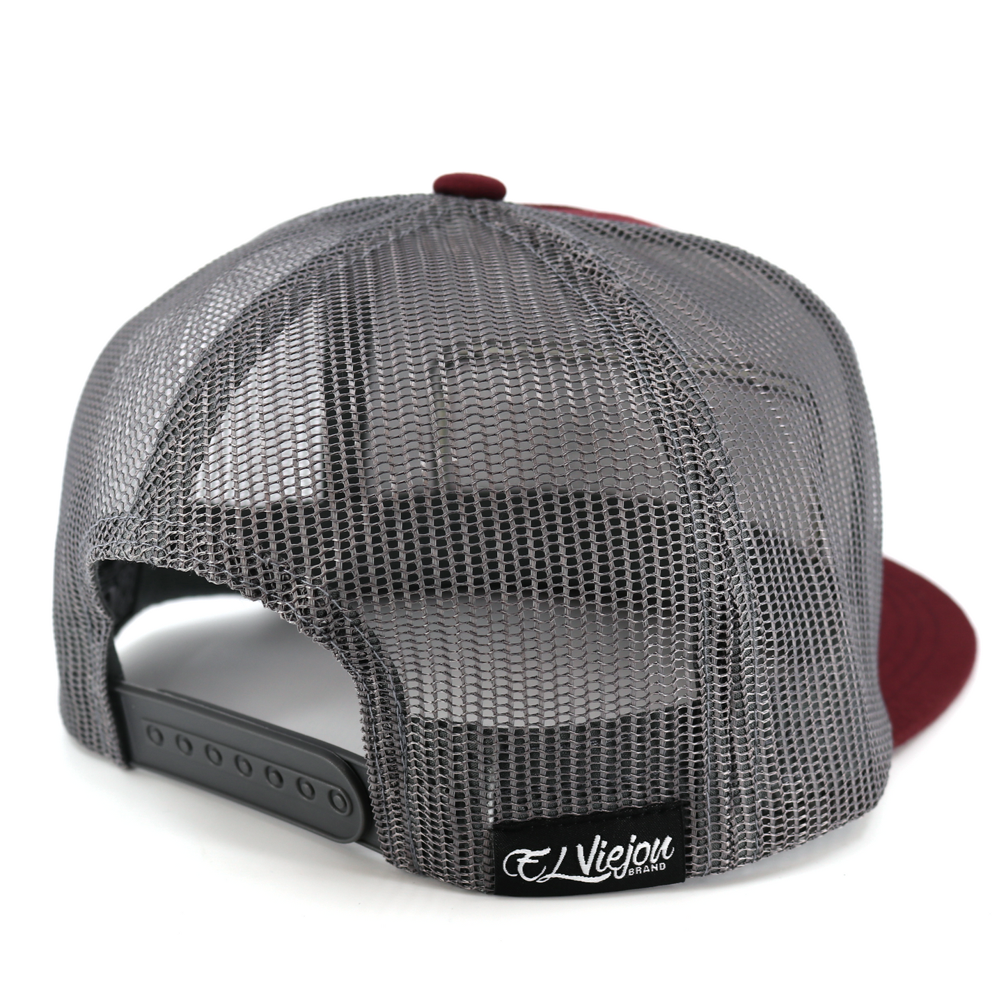 EVPatch Maroon/Charcoal flat visor hat / gorra de visera plana