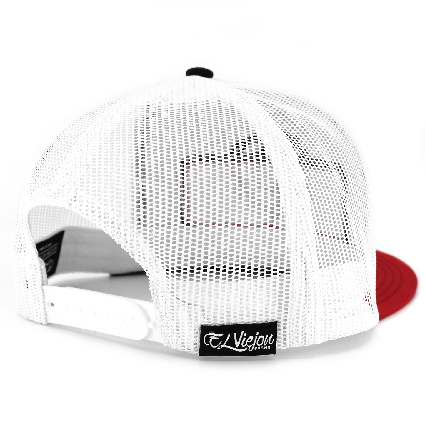 EVPatch Red/Black/White flat visor hat / gorra de visera plana