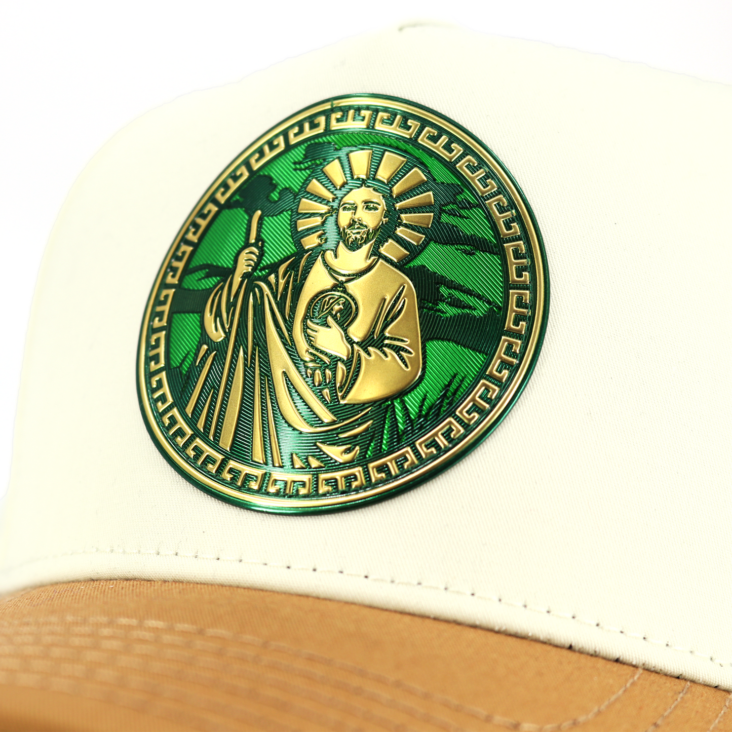 San Judas Camel/Ivory AVC hat / gorra