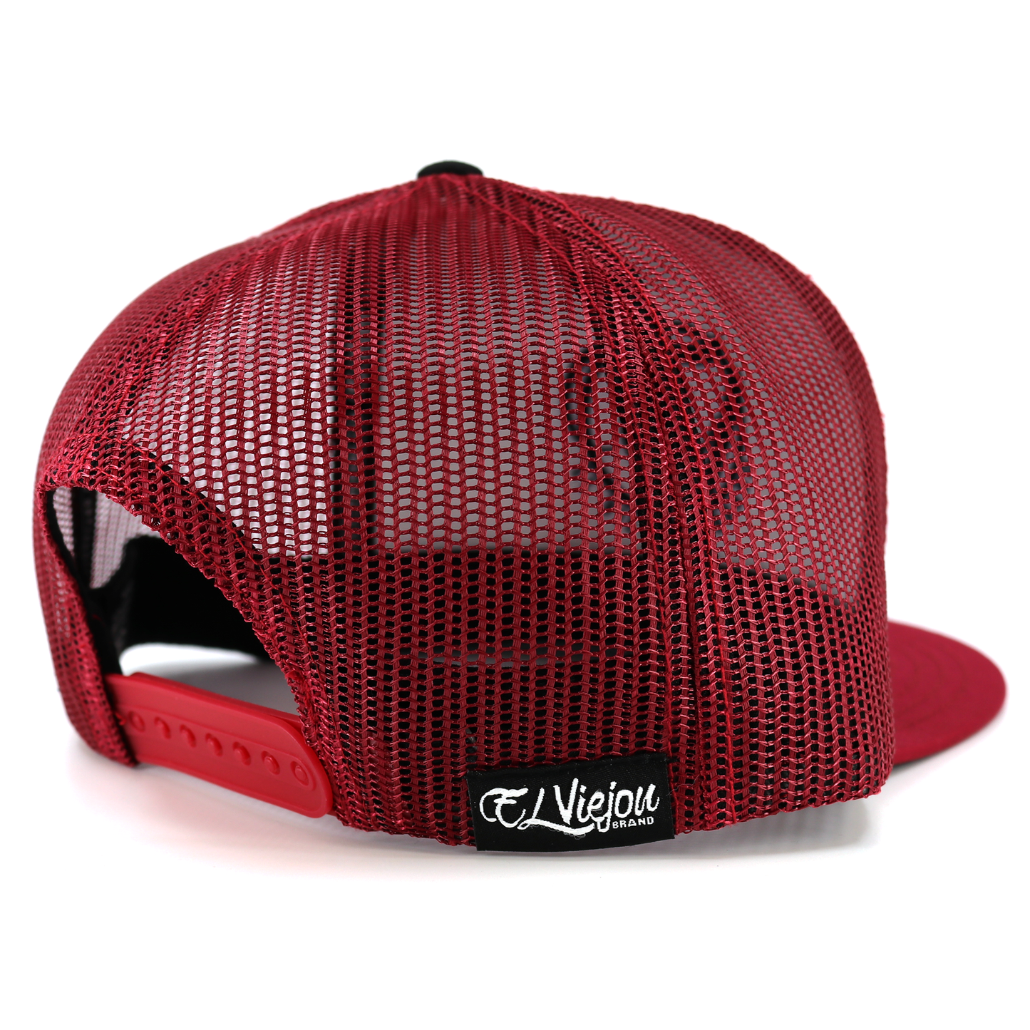 Azteca Maroon/Black/Maroon flat visor hat / gorra de visera plana
