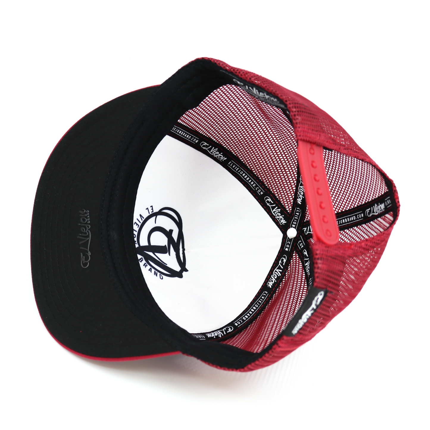 Azteca Maroon/Black/Maroon flat visor hat / gorra de visera plana