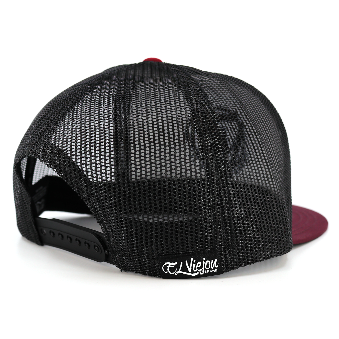 Azteca Plum/White/Black flat visor hat / gorra de visera plana