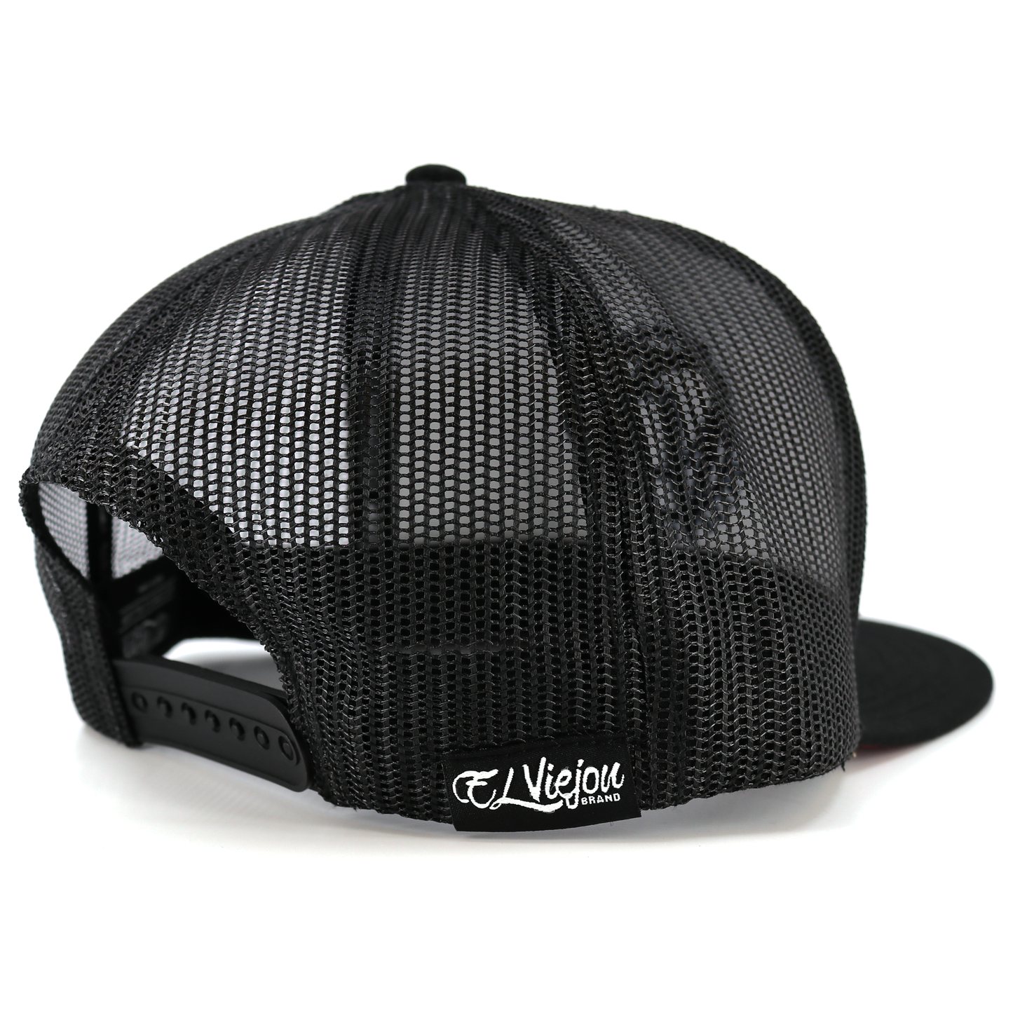 Azteca Black flat visor hat / gorra de visera plana