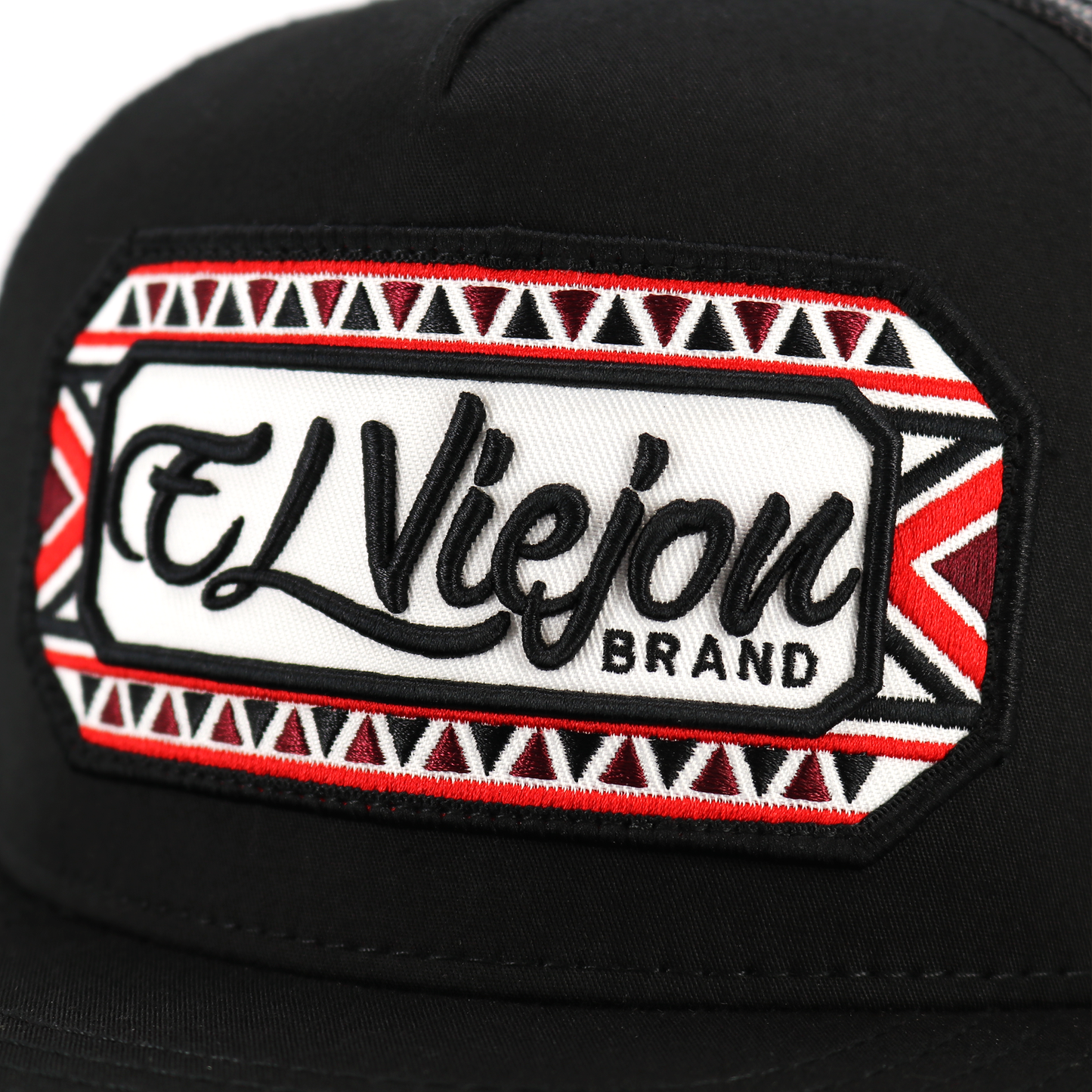 Azteca Black flat visor hat / gorra de visera plana