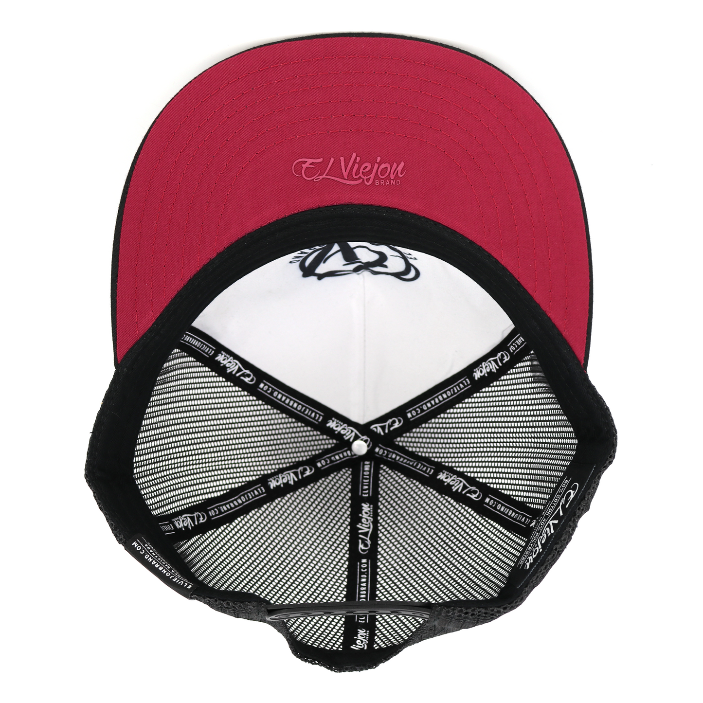 Azteca Black flat visor hat / gorra de visera plana