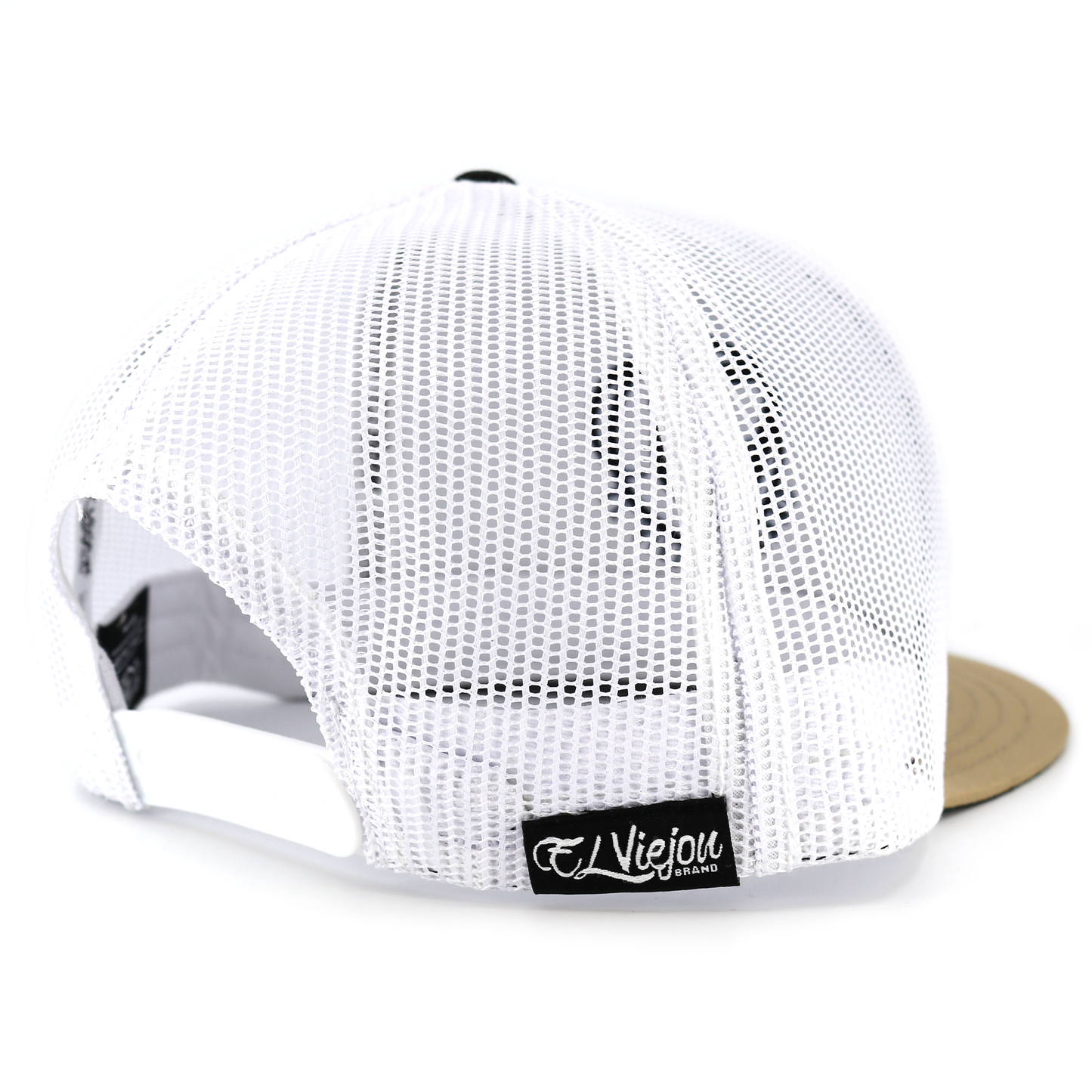 Azteca Khaki/Black/White flat visor hat / gorra de visera plana