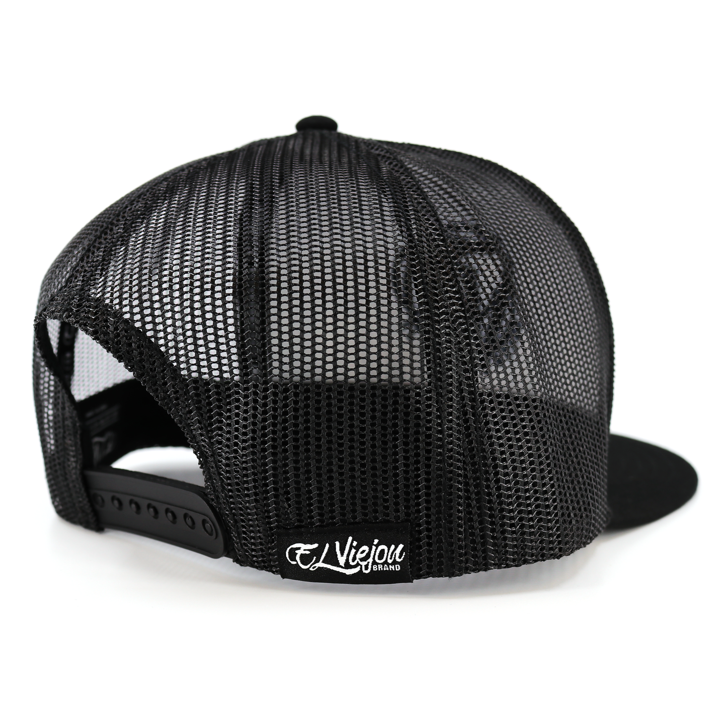 Pluma Black flat visor hat / gorra de visera plana