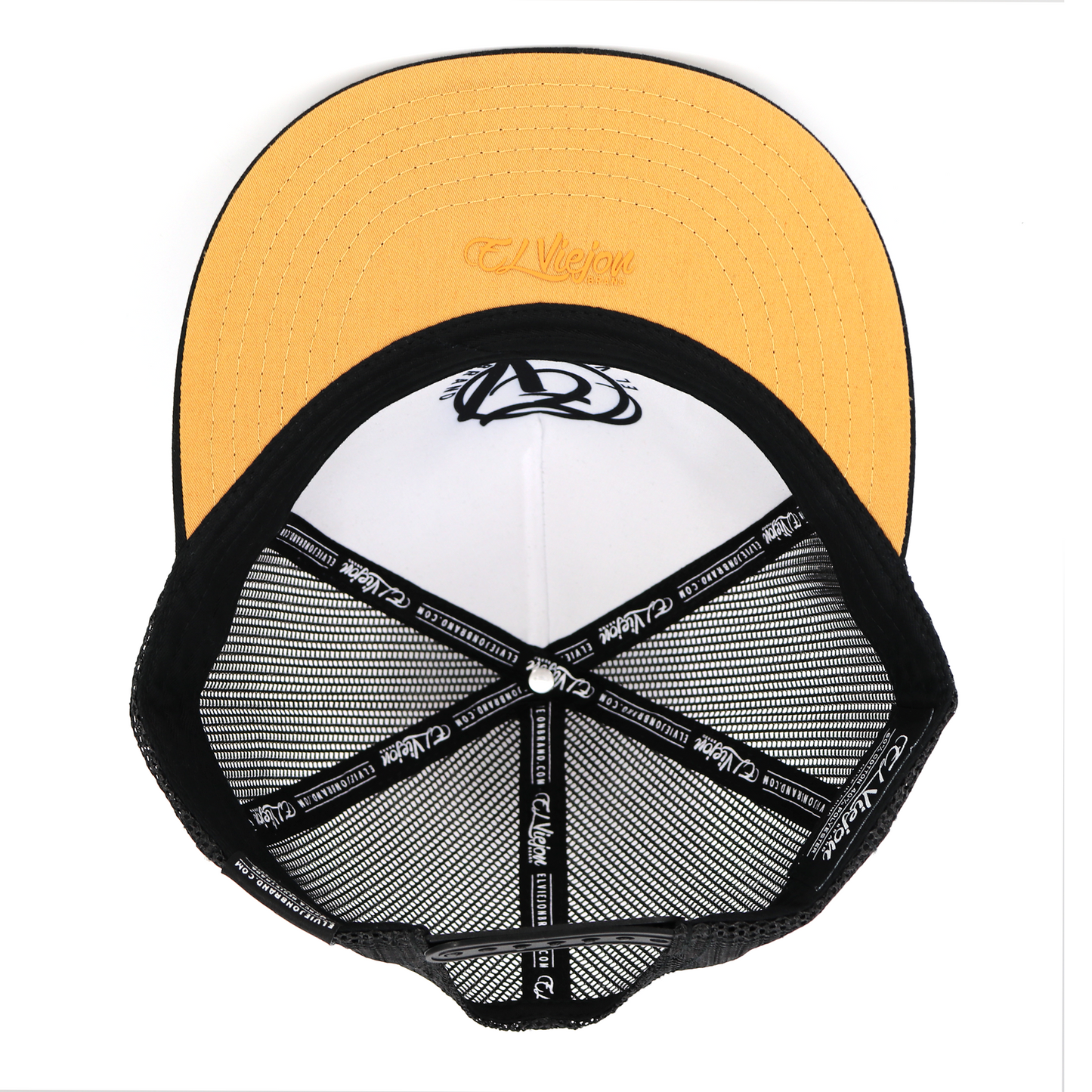 Pluma Black flat visor hat / gorra de visera plana