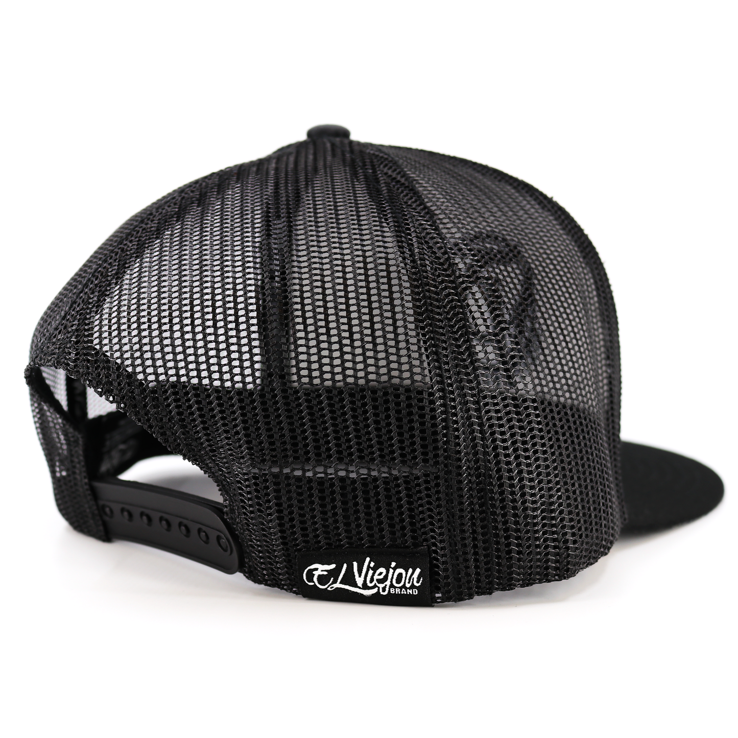 Comanche Black/Charcoal/Black flat visor hat / gorra de visera plana