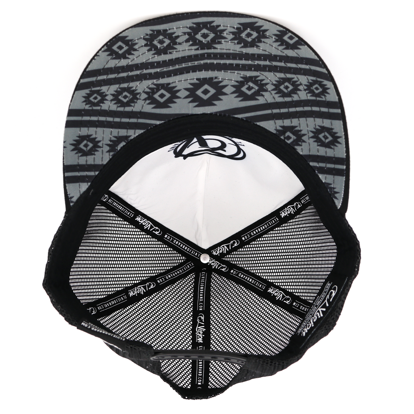 Comanche Black/Charcoal/Black flat visor hat / gorra de visera plana
