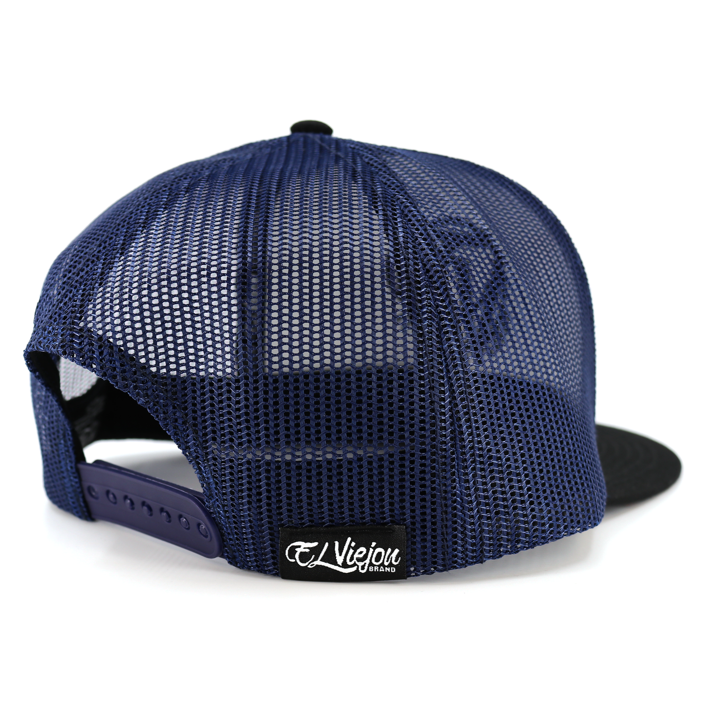 Comanche Black/White/Navy flat visor hat / gorra de visera plana