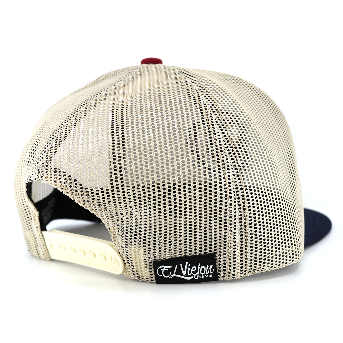 Comanche Navy/Maroon/Tope flat visor hat / gorra de visera plana