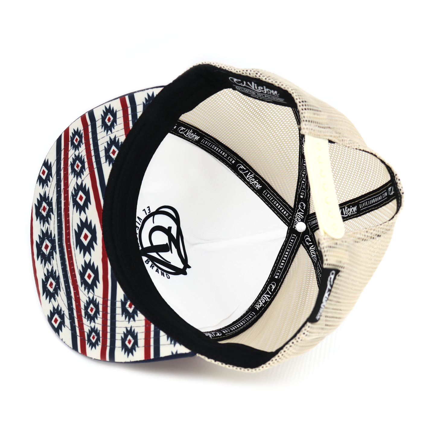 Comanche Navy/Maroon/Tope flat visor hat / gorra de visera plana