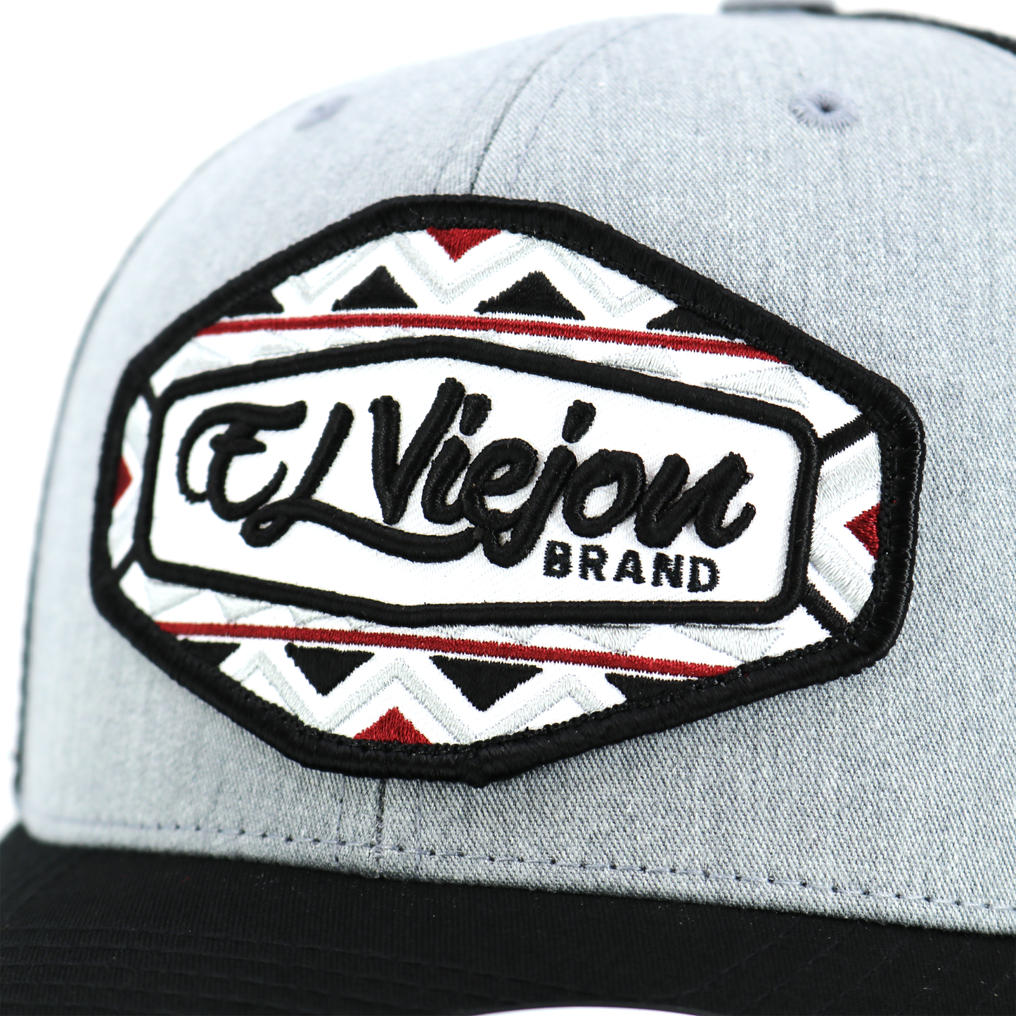 Dakota Black/Heather/Black classic visor hat / gorra de visera clasica