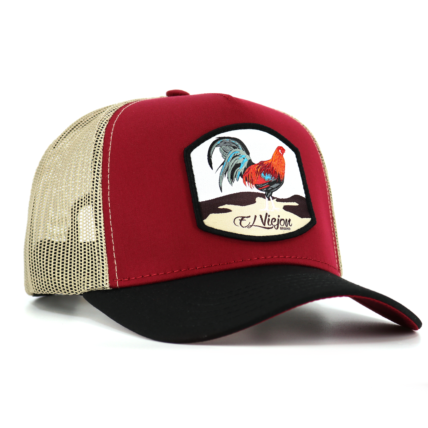 Gallo Black/Maroon/Khaki AVC hat / gorra
