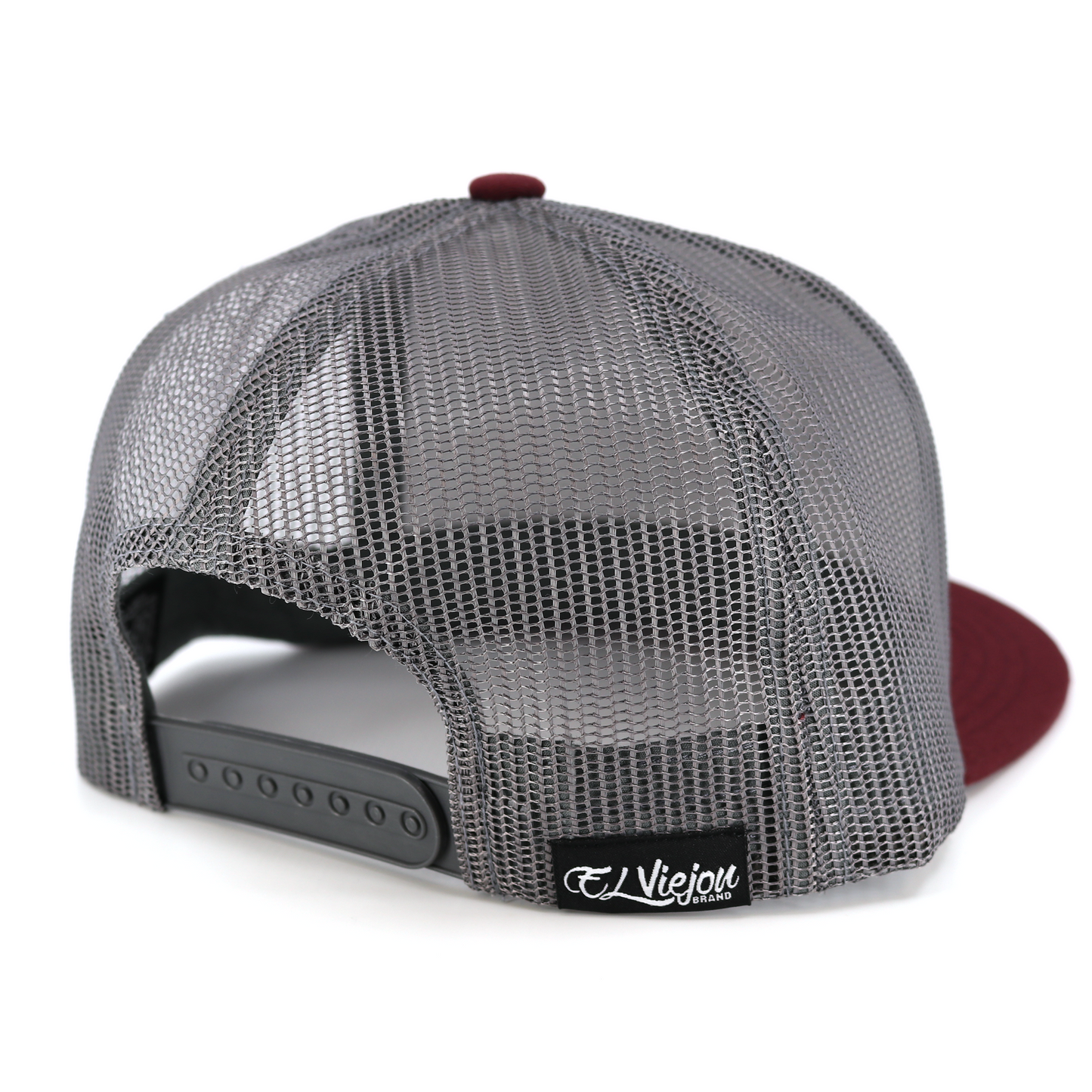 Gallo Maroon/Charcoal flat visor hat / gorra de visera plana
