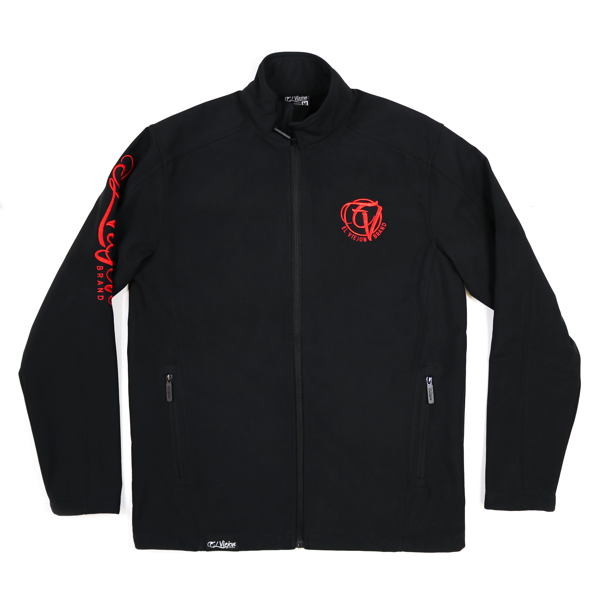 Jacket - Black RED Logo – El Viejon Brand Jacket - Black RED Logo – El Viejon Brand