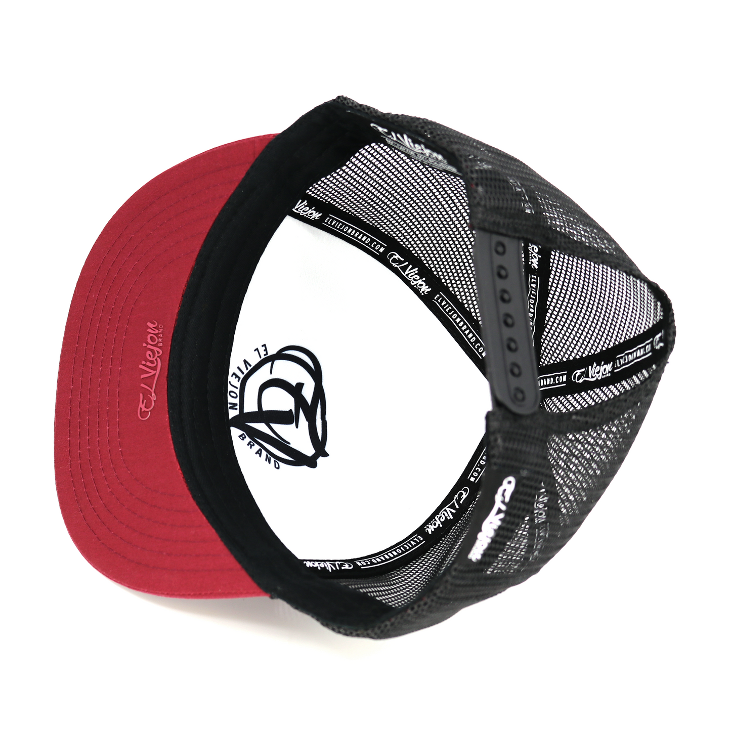 Azteca Black flat visor hat / gorra de visera plana