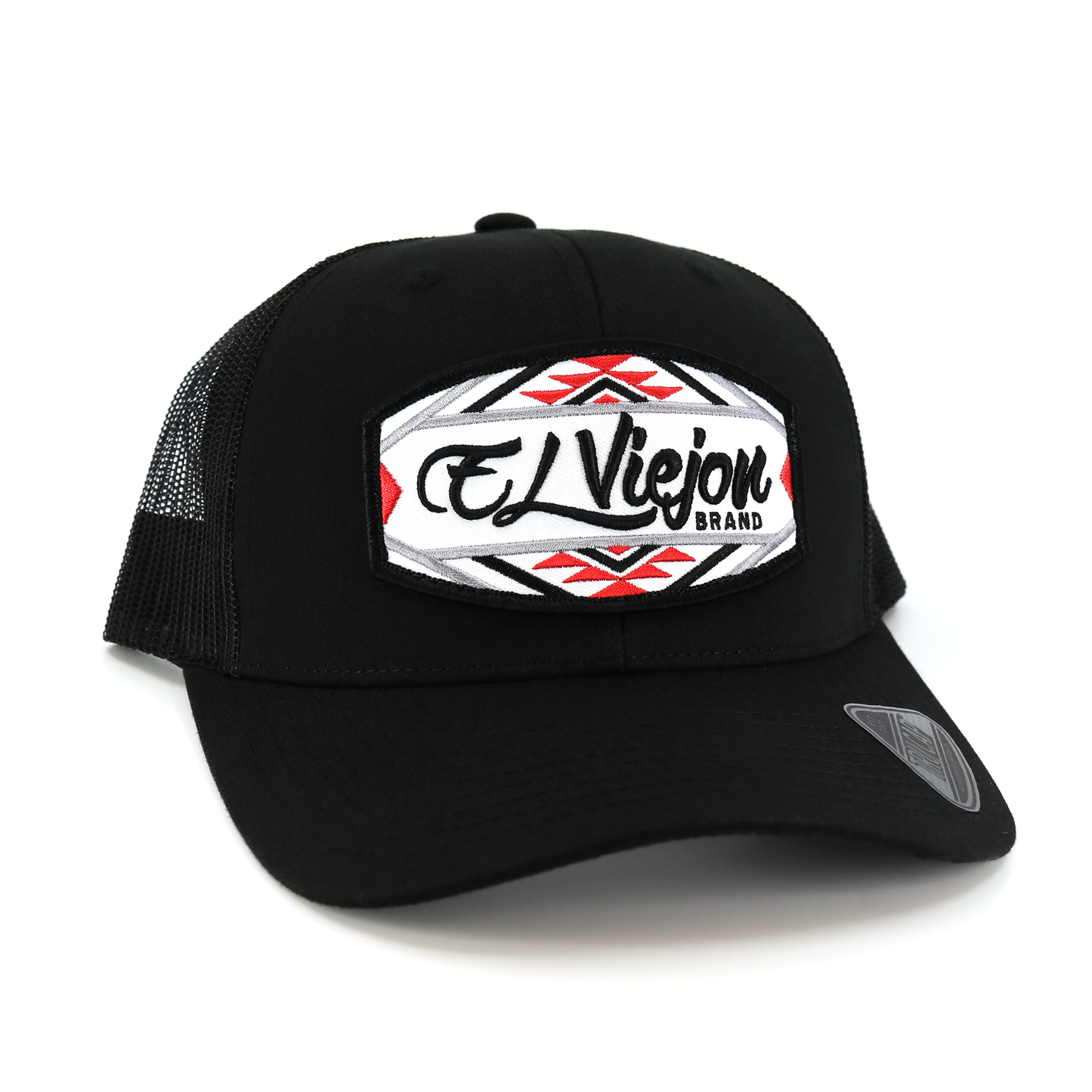 Navajo Black (Red Patch) classic visor hat / gorra de visera clasica
