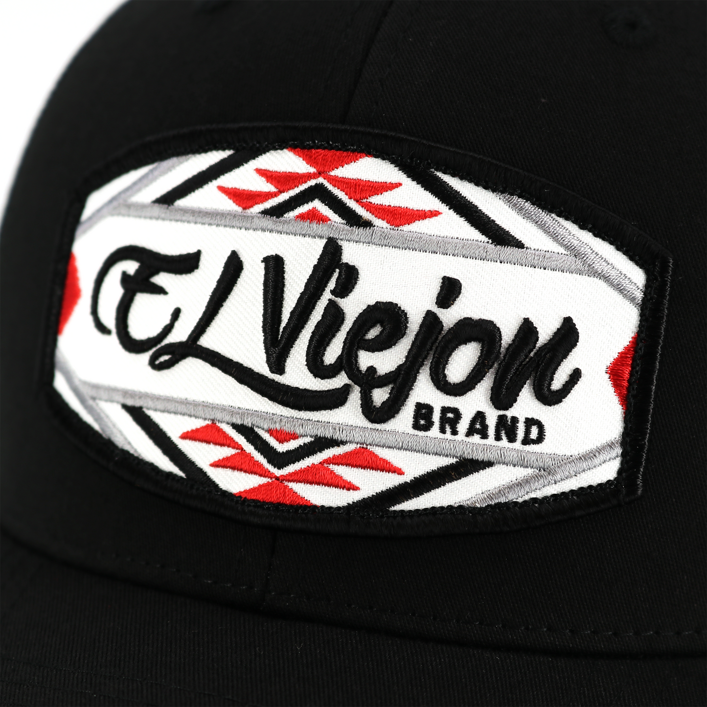 Navajo Black (Red Patch) classic visor hat / gorra de visera clasica