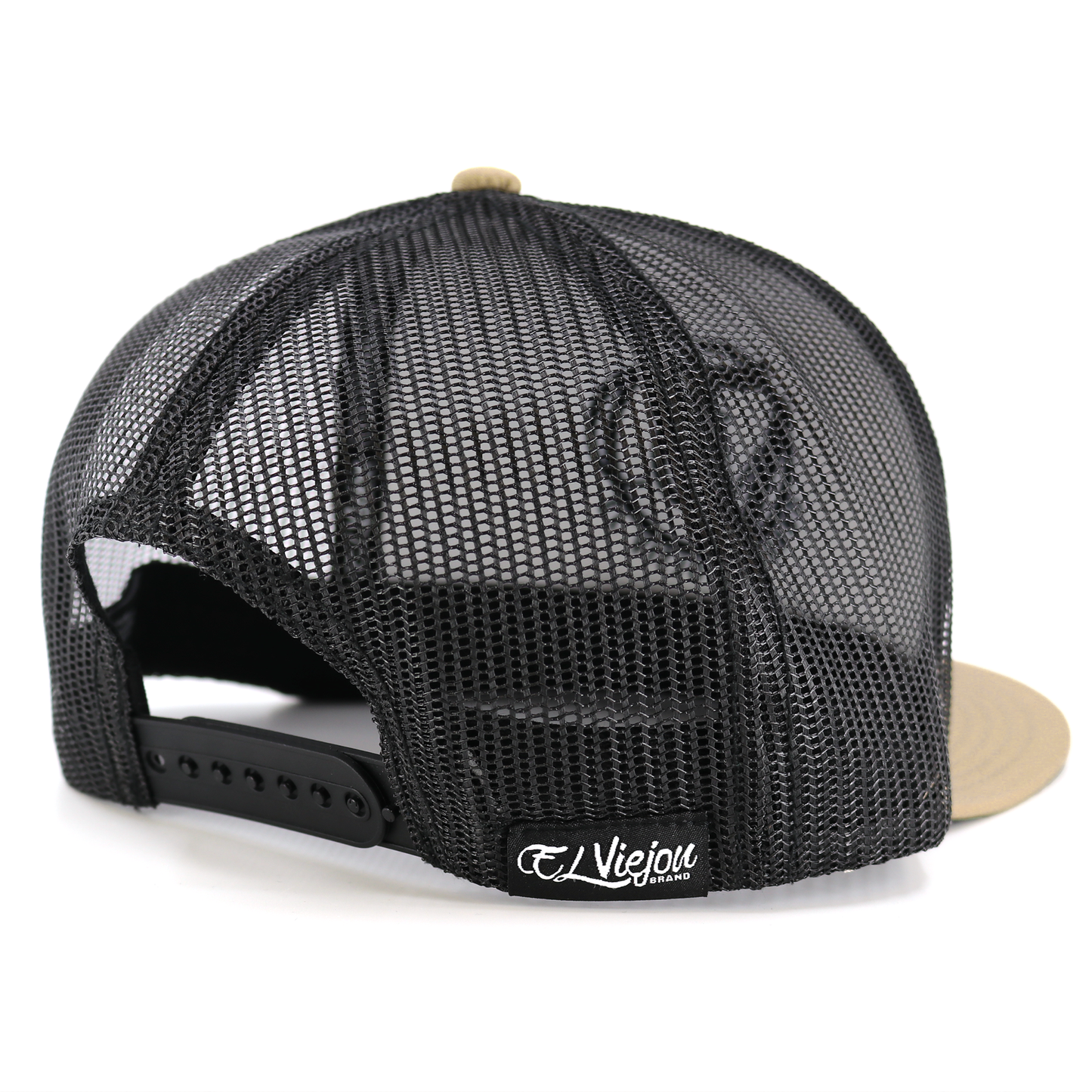 Poblador Khaki/Black flat visor hat