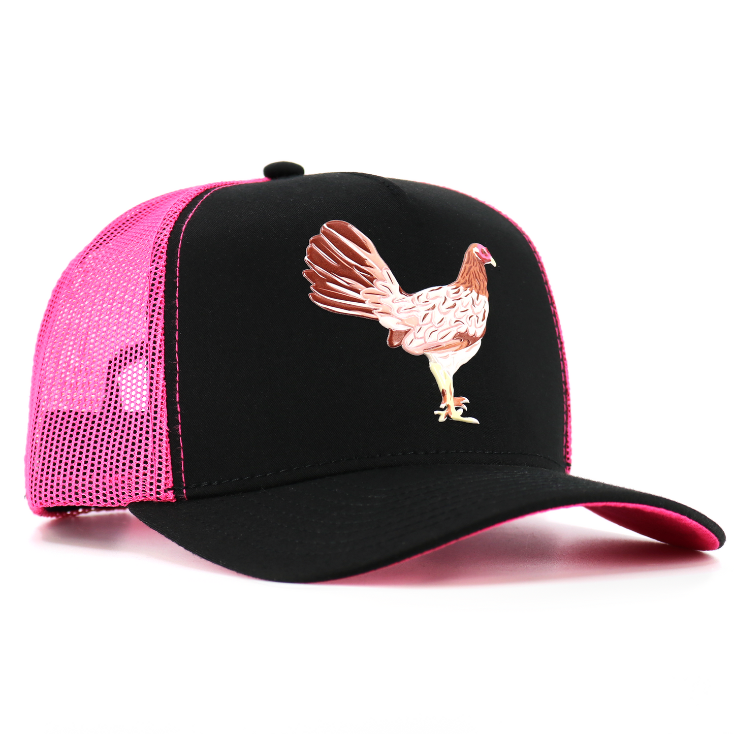 Mamá De Los Pollitos Black/Pink AVC hat / gorra