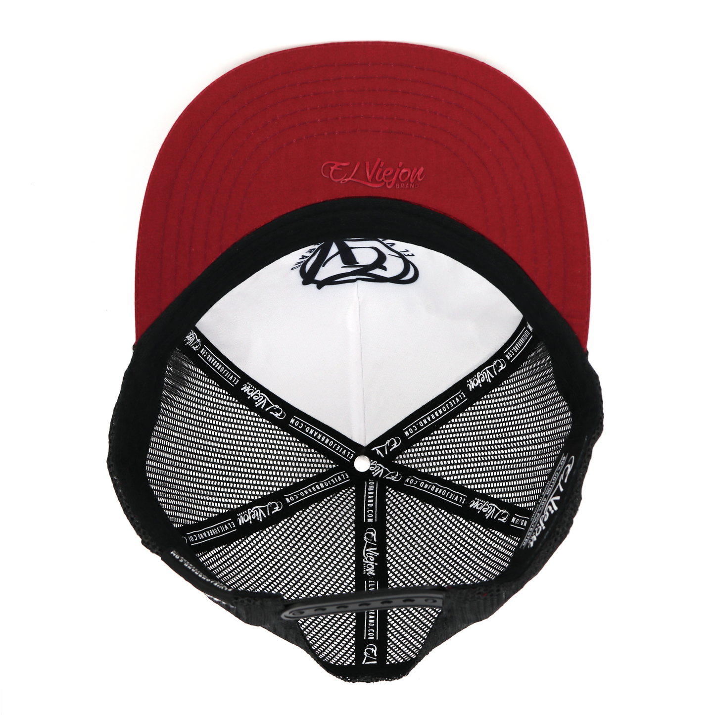 Puro Pa' Delante Maroon/Black flat visor hat / gorra de visera plana