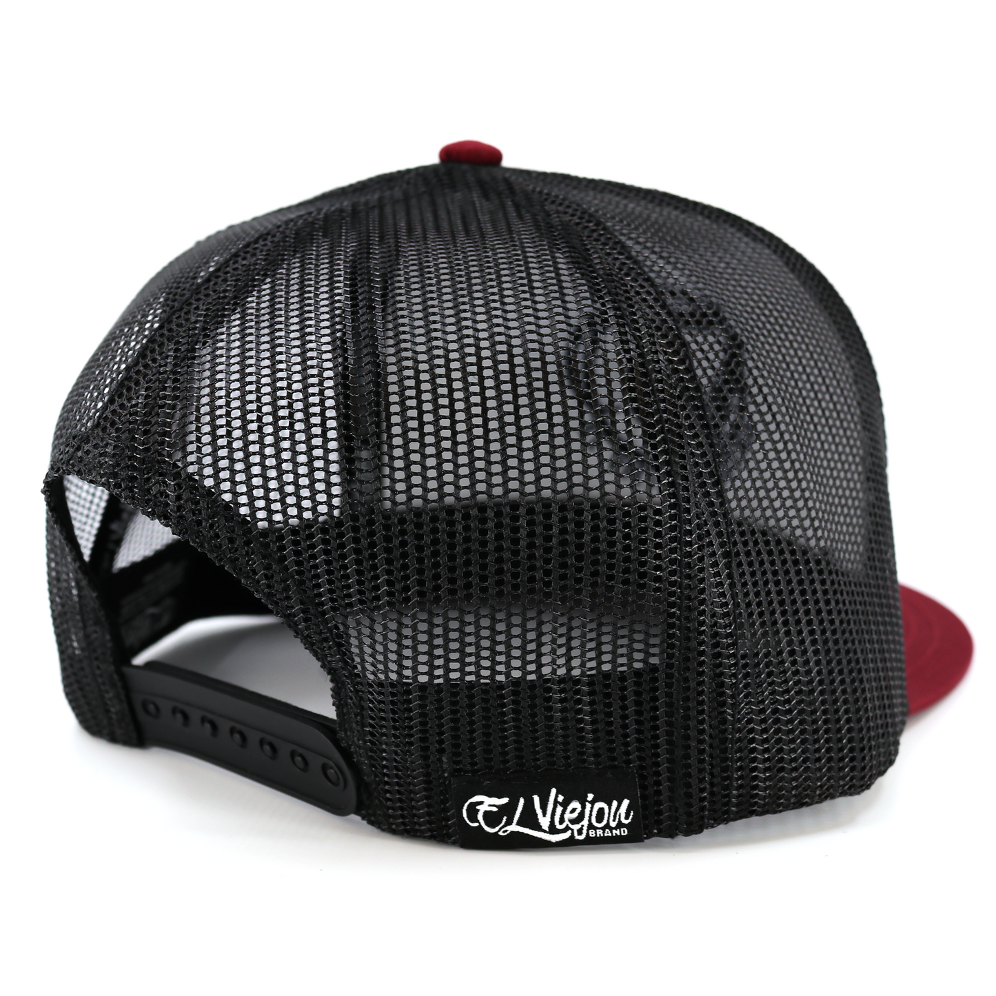 Puro Pa' Delante Maroon/Black flat visor hat / gorra de visera plana