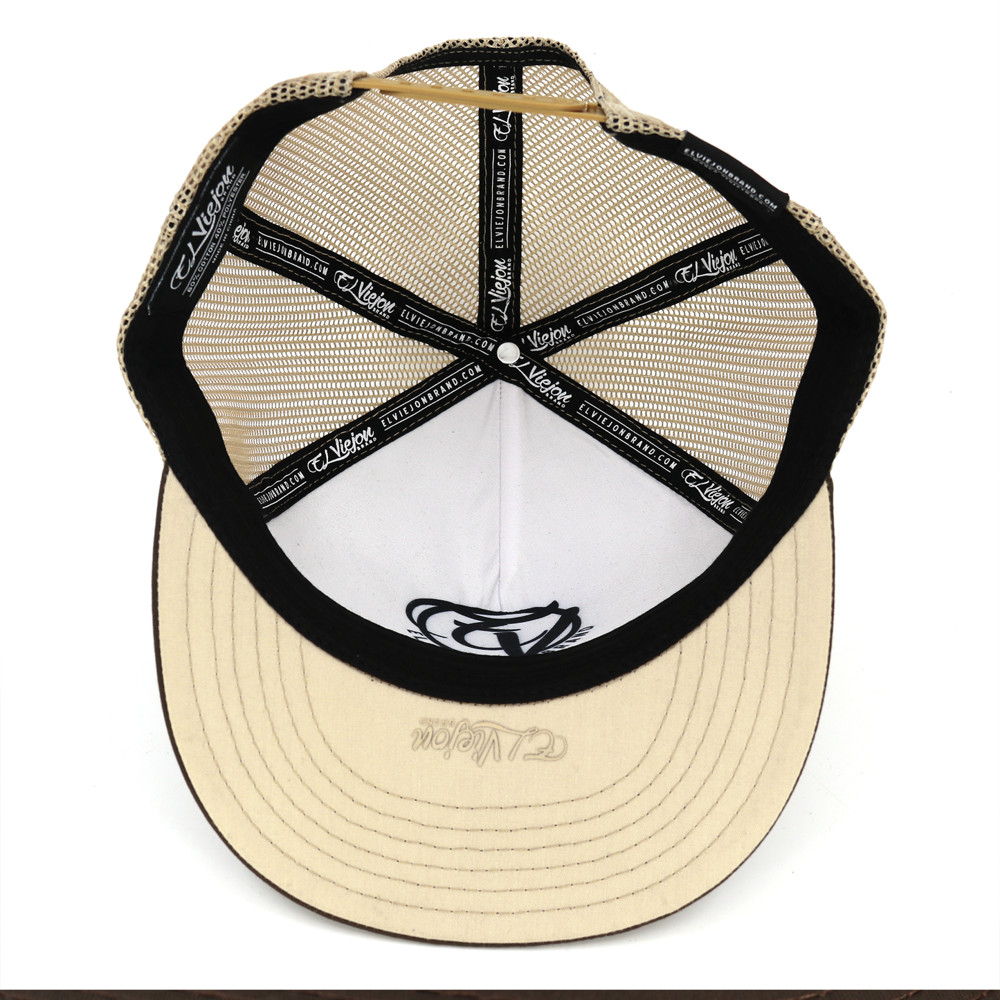 Rancho Viejo Brown/Khaki/Khaki flat visor hat