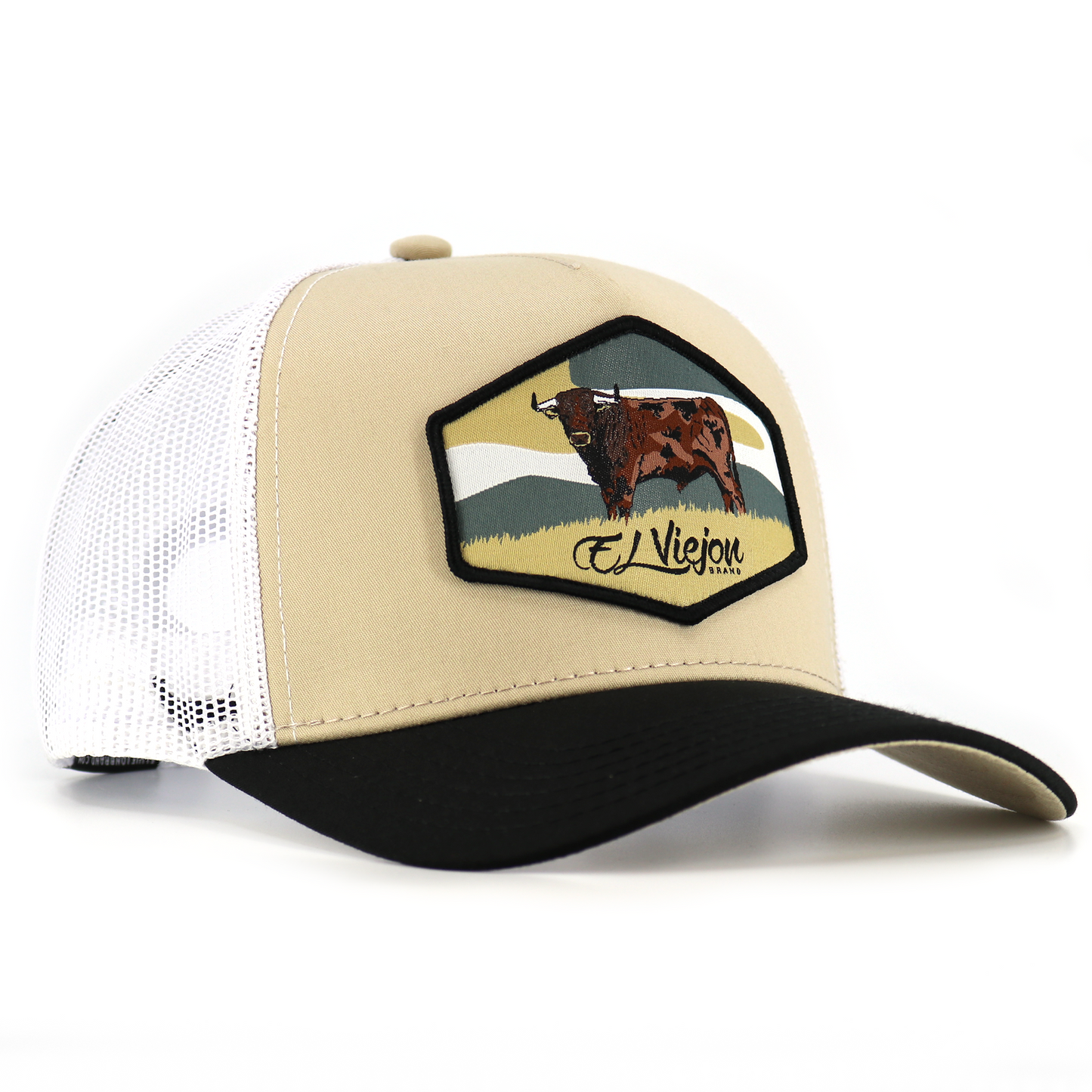 Semental Black/Tan/White AVC hat / gorra