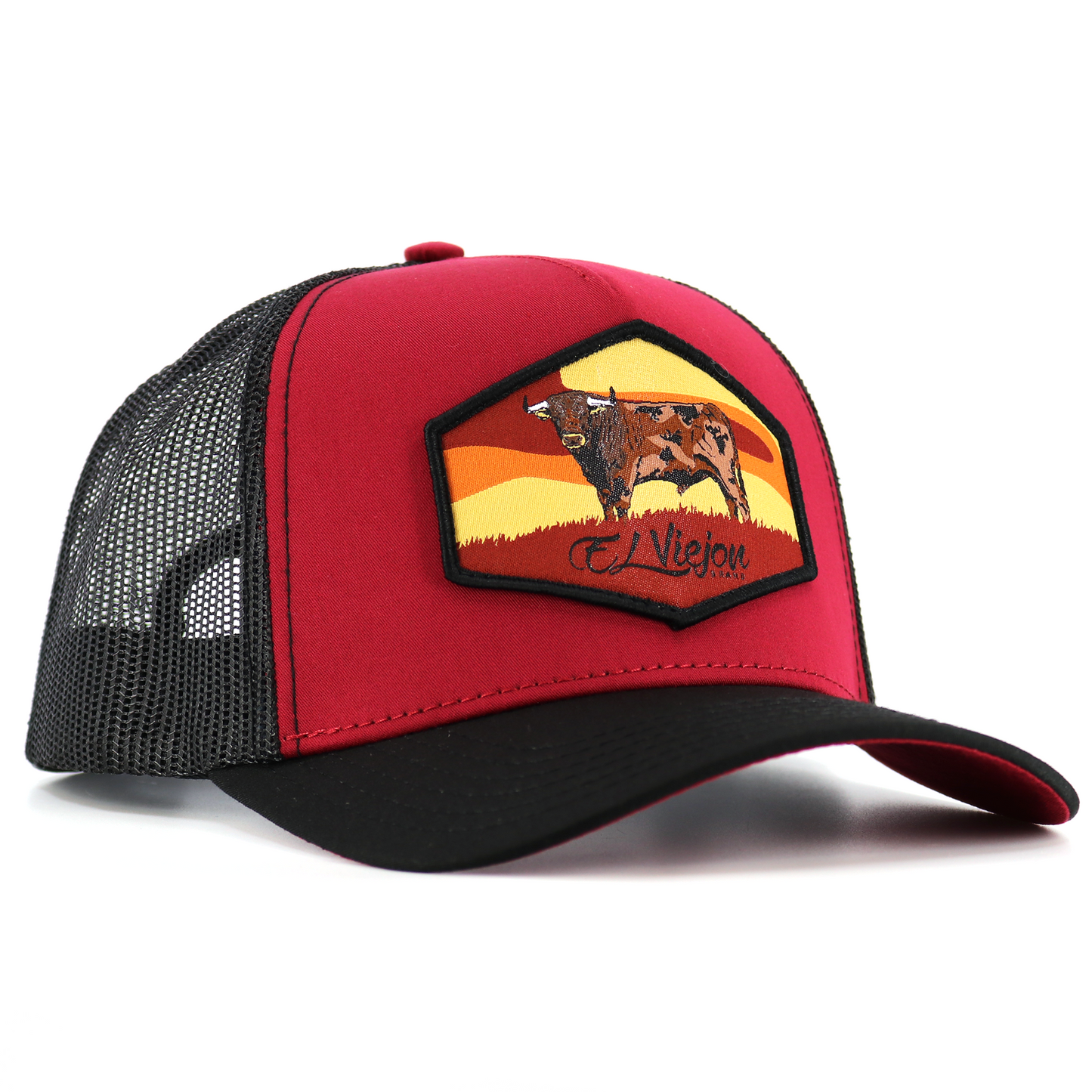 Semental Black/Maroon/Black AVC hat / gorra