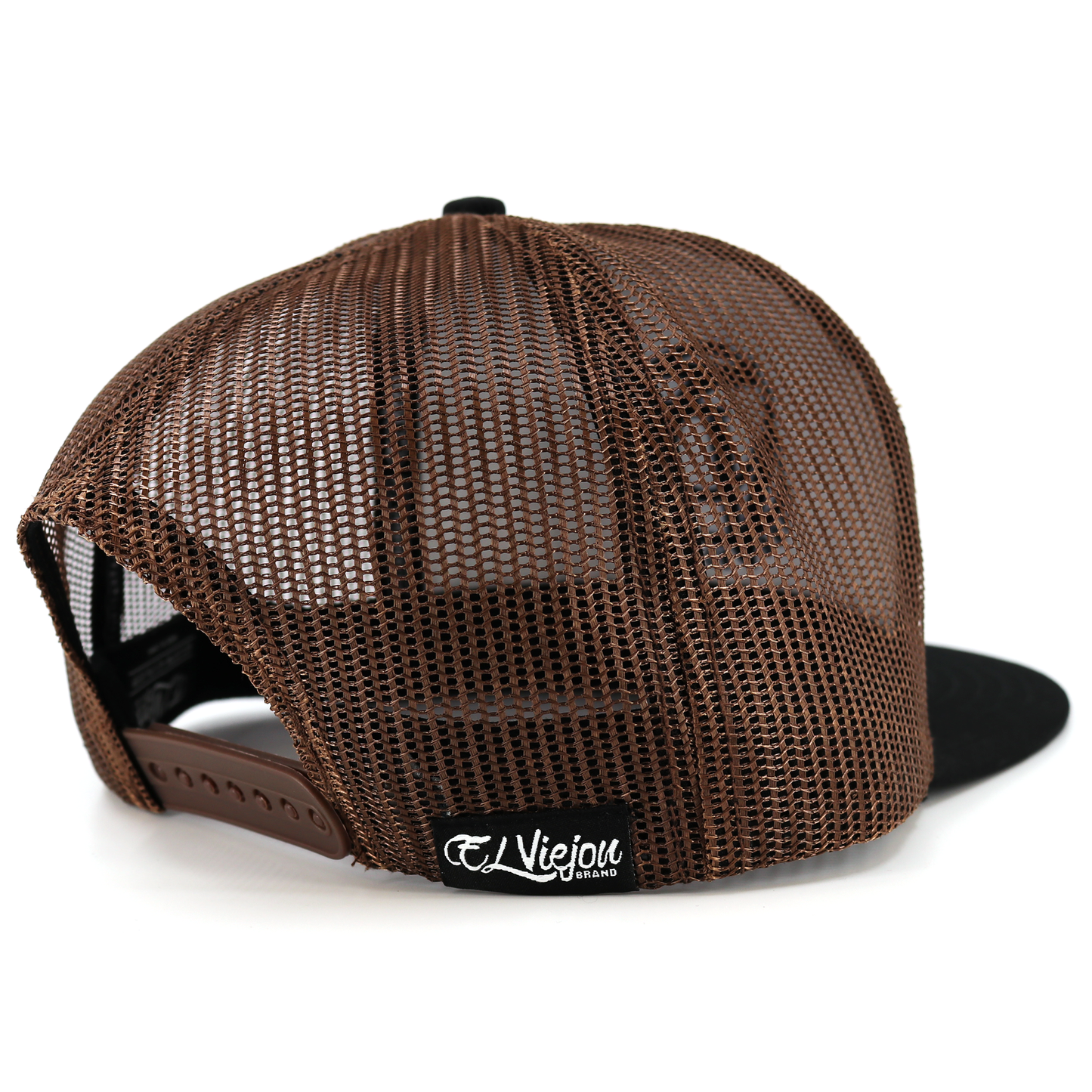 Yo Soy De Rancho Black/Brown flat visor hat / gorra de visera plana