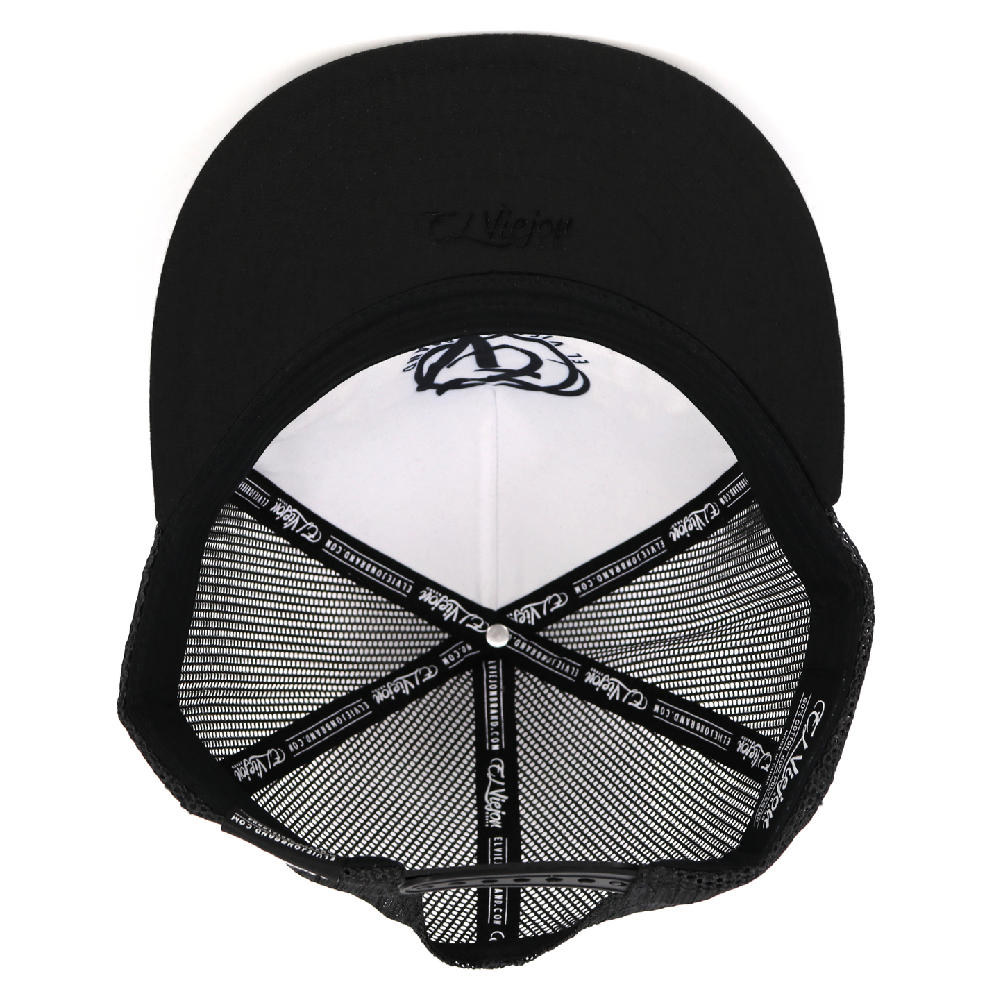 Yo Soy De Rancho Black flat visor hat / gorra de visera plana